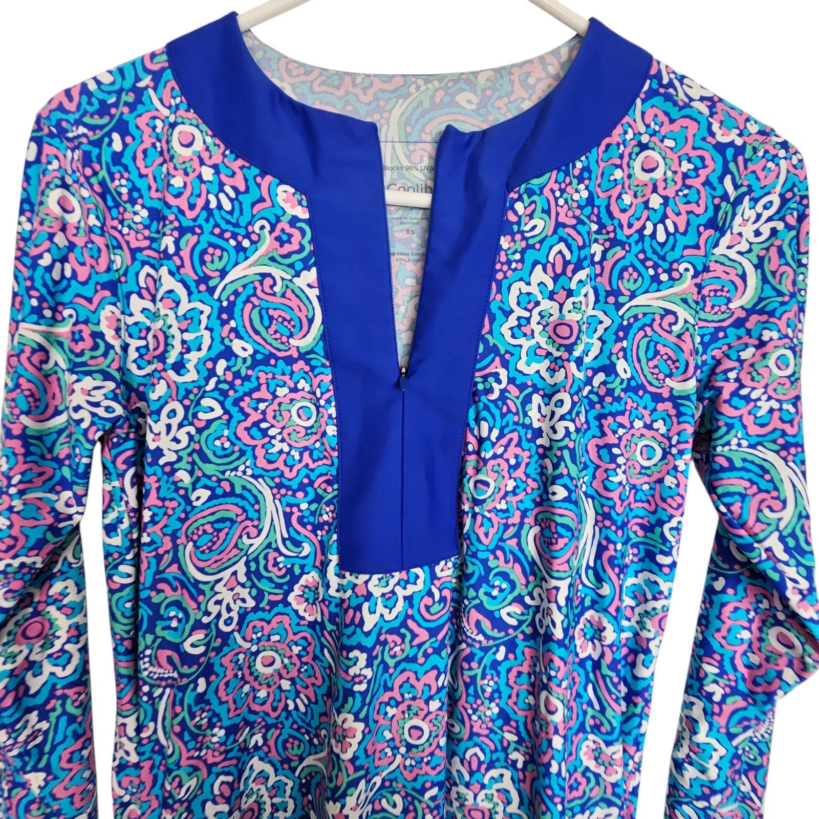 Cooper Coolibar Womens Shoreside Dress XS Swimsuit Cover Up Beach Size XS / US 0-2 / IT 36-38 - 3 Thumbnail