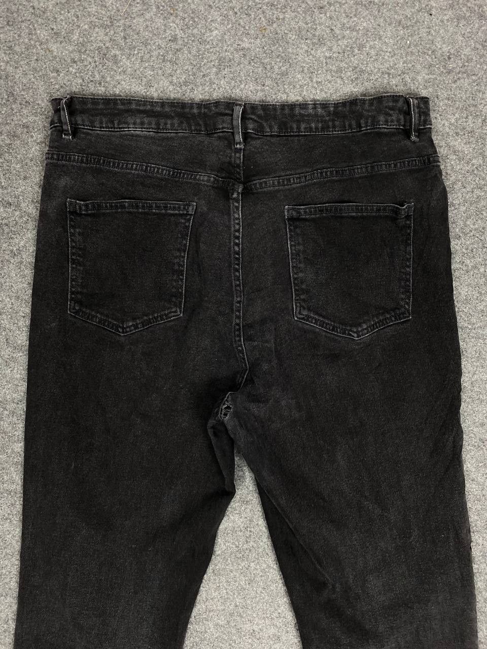 Asos asos black distressed denim made in egypt Size US 37 - 4 Thumbnail
