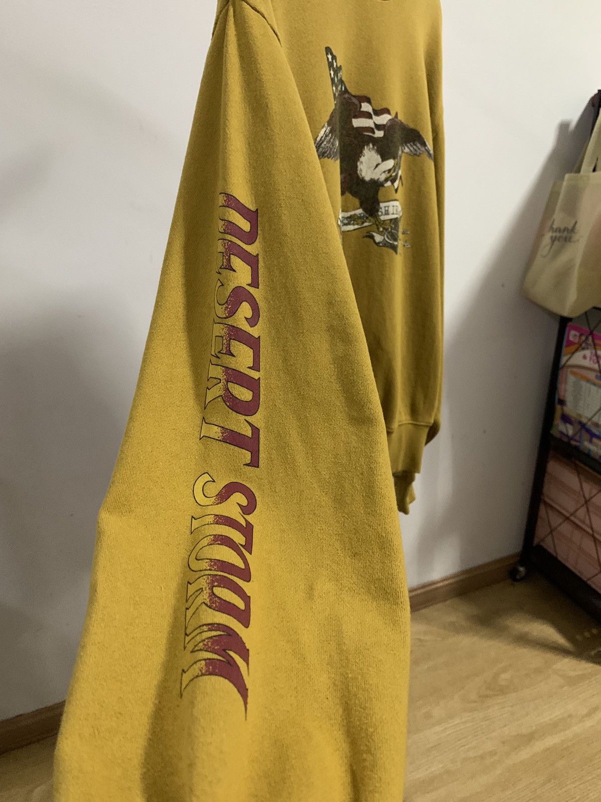Japanese Brand Rodeo Crown Eagle Printed Side print Sweatshirt Size ONE SIZE - 5 Thumbnail