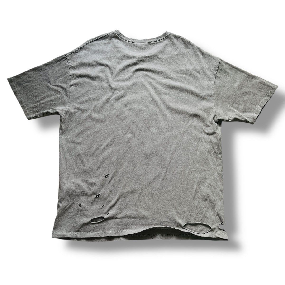 Massimo Dutti Distressed Inditex Beautiful Rebel Stones Fox Ripped TShirt Size US XL / EU 56 / 4 - 2 Thumbnail