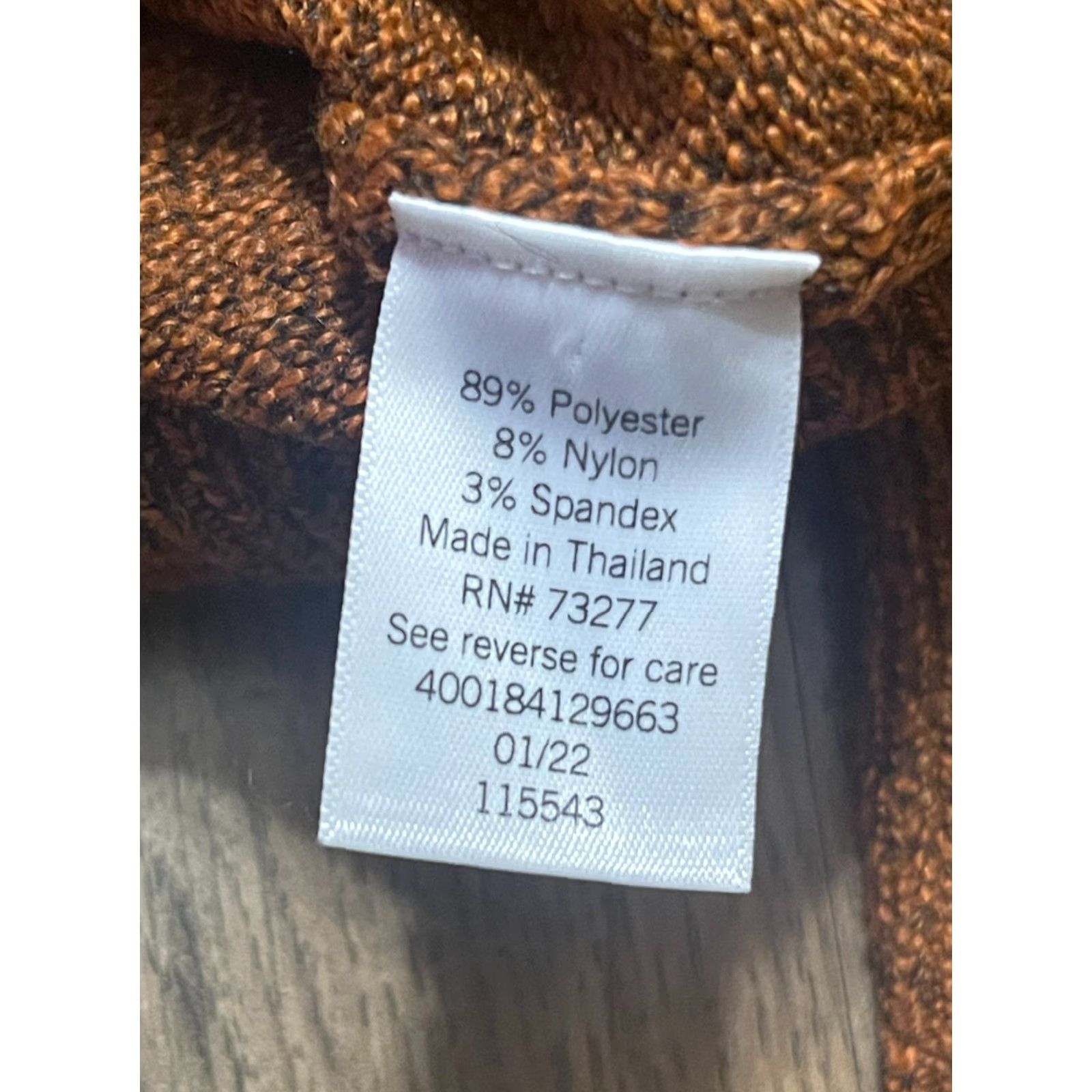 Vintage Sonoma Sweater Women's XS Orange Pullover Crewneck Long Sleeve Size XS / US 0-2 / IT 36-38 - 7 Thumbnail