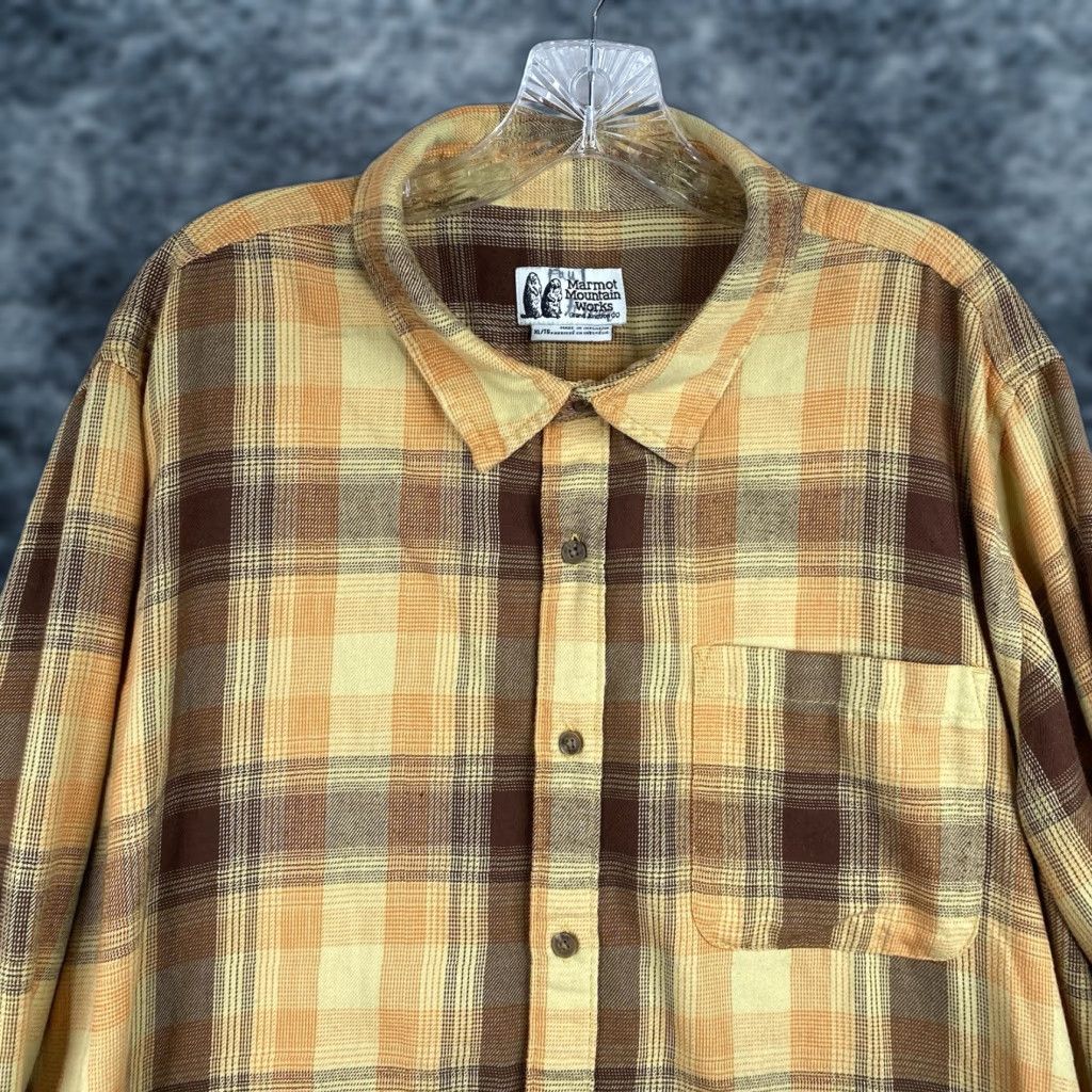 Marmot Marmot Shirt Mens XL Flannel Plaid Button-Up Casual Outdoor Modern Size US XL / EU 56 / 4 - 1 Thumbnail