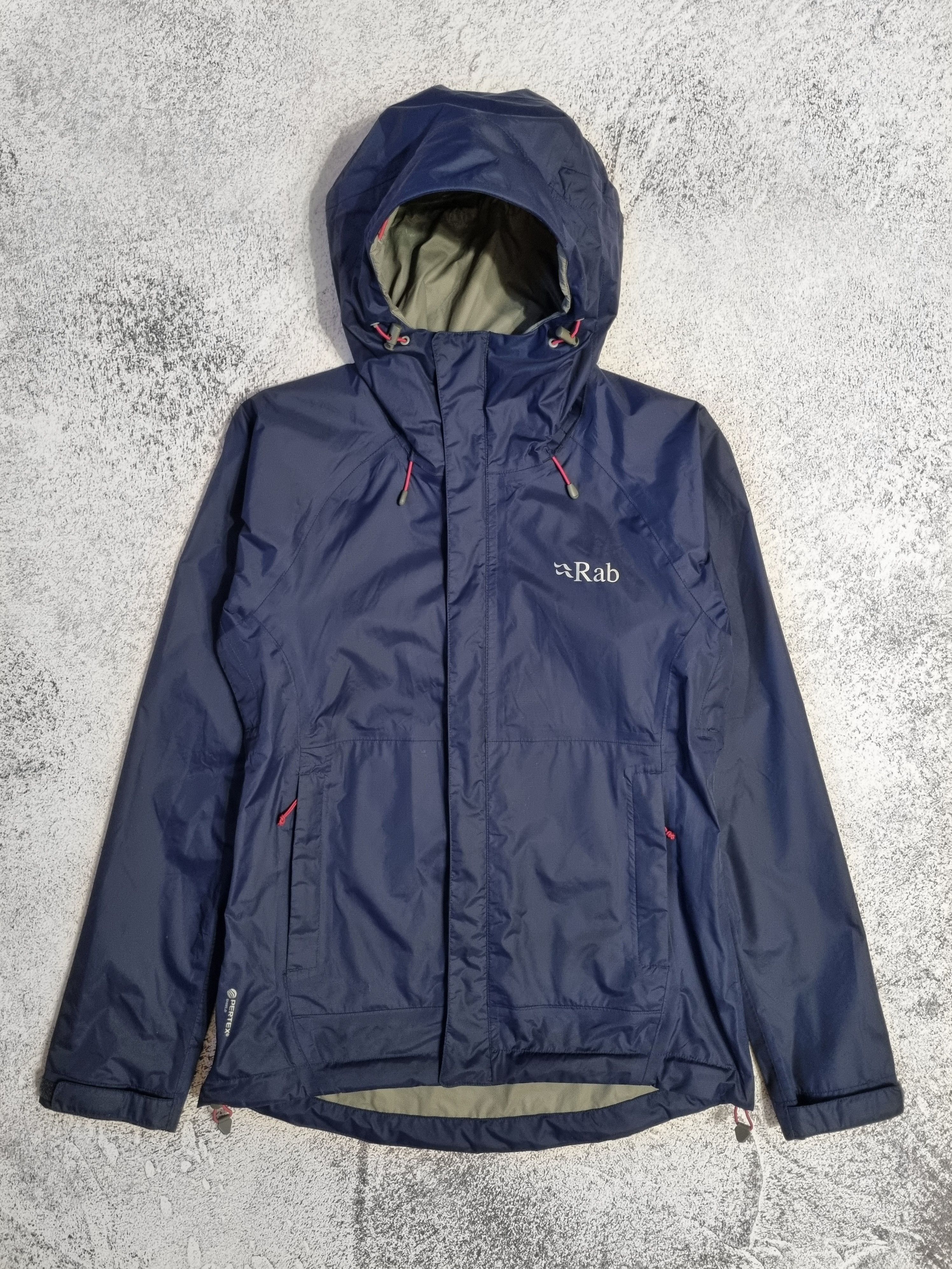 Patagonia × Rab Rab Downpour Lightweight Hooded Waterproof Rain Coat Jacket Size XS / US 0-2 / IT 36-38 - 1 Thumbnail