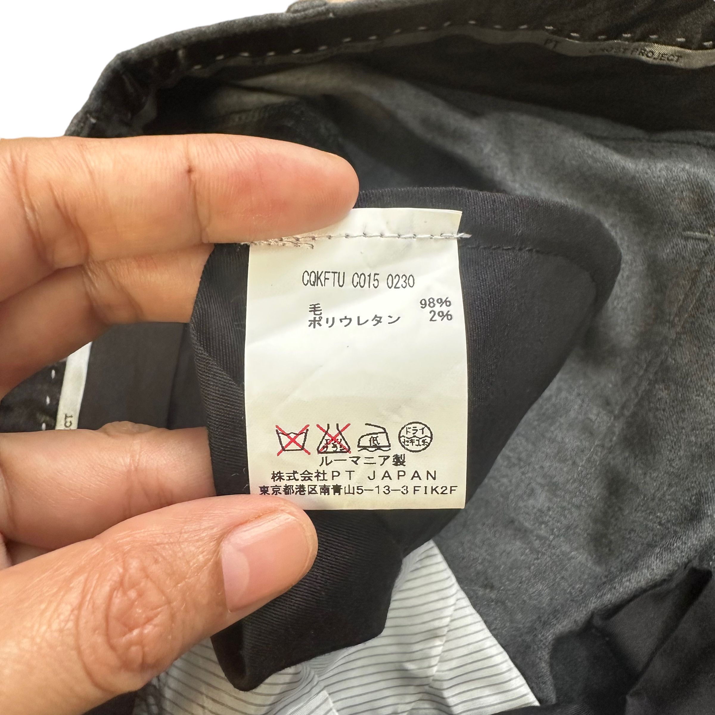 Japanese Brand PT GHOST PROJECT 52 TROUSERS / CASUAL PANT #7896-189 Size 37" - 10 Thumbnail