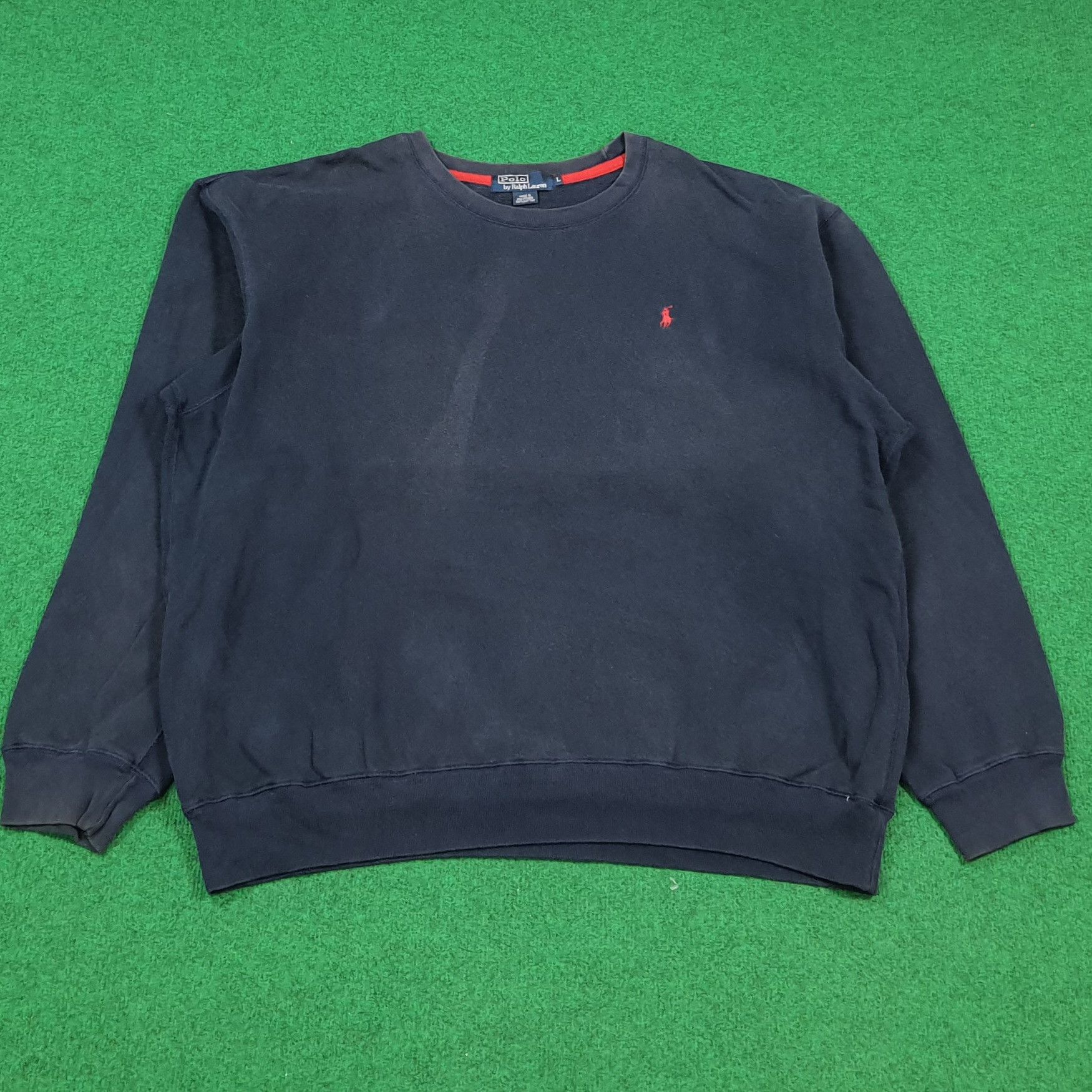 Polo Ralph Lauren Vintage Polo Ralph Lauren Embroidery Logo Sweatshirt C291N11 Size US XL / EU 56 / 4 - 1 Thumbnail