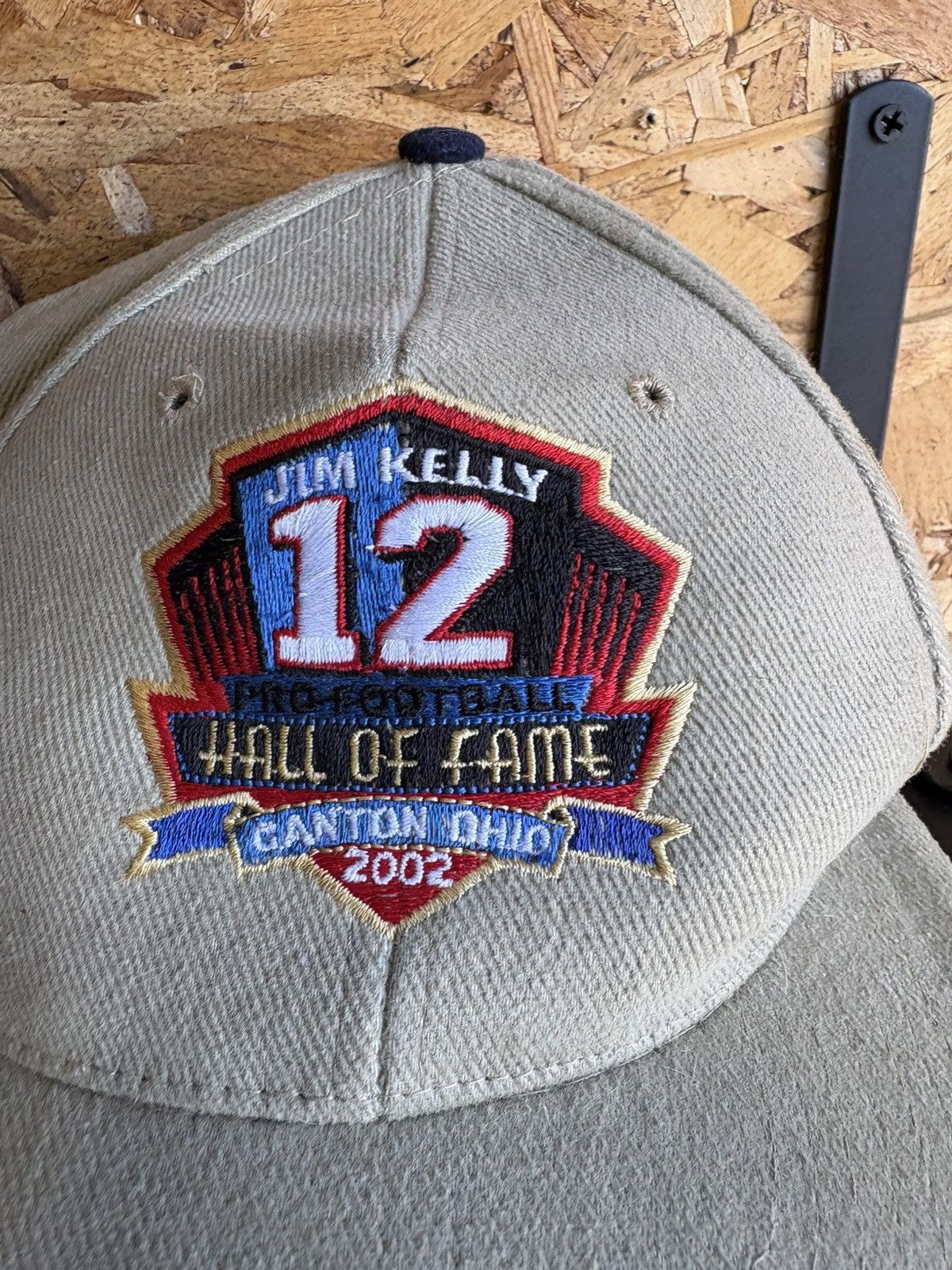 NFL × Vintage Vintage 2002 Jim Kelly Hall Of fame Buffalo Bills Hat Size ONE SIZE - 2 Thumbnail