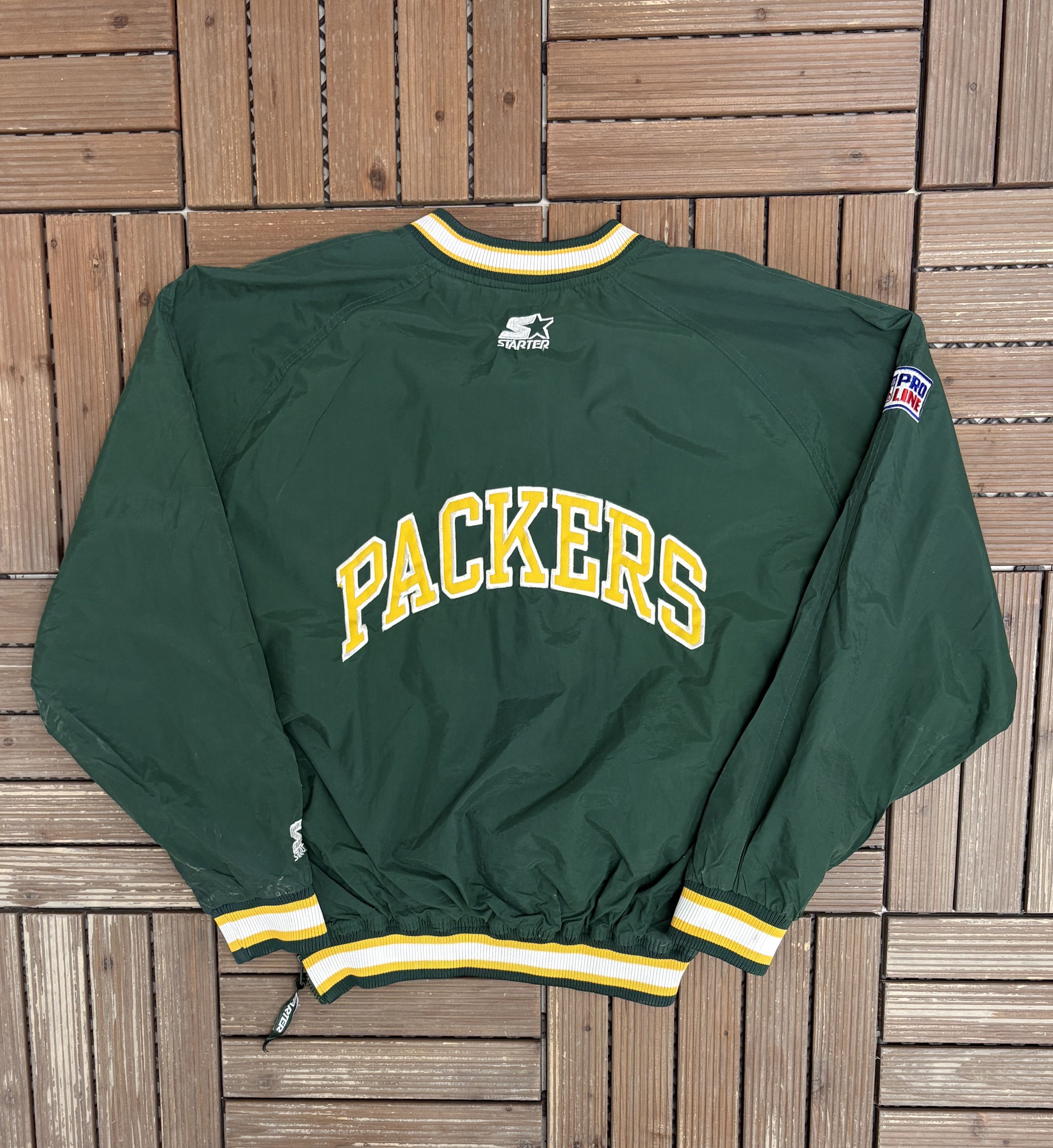 Starter Green Bay Packers Vintage Windbreaker Jacket Size US M / EU 48-50 / 2 - 3 Thumbnail