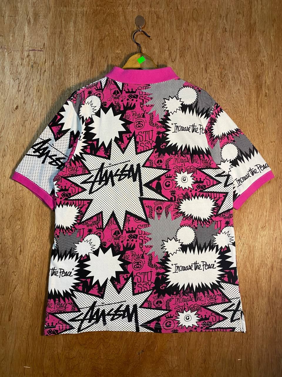 Stussy Vintage Stussy Comic Polo Shirt Large Size US L / EU 52-54 / 3 - 8 Thumbnail