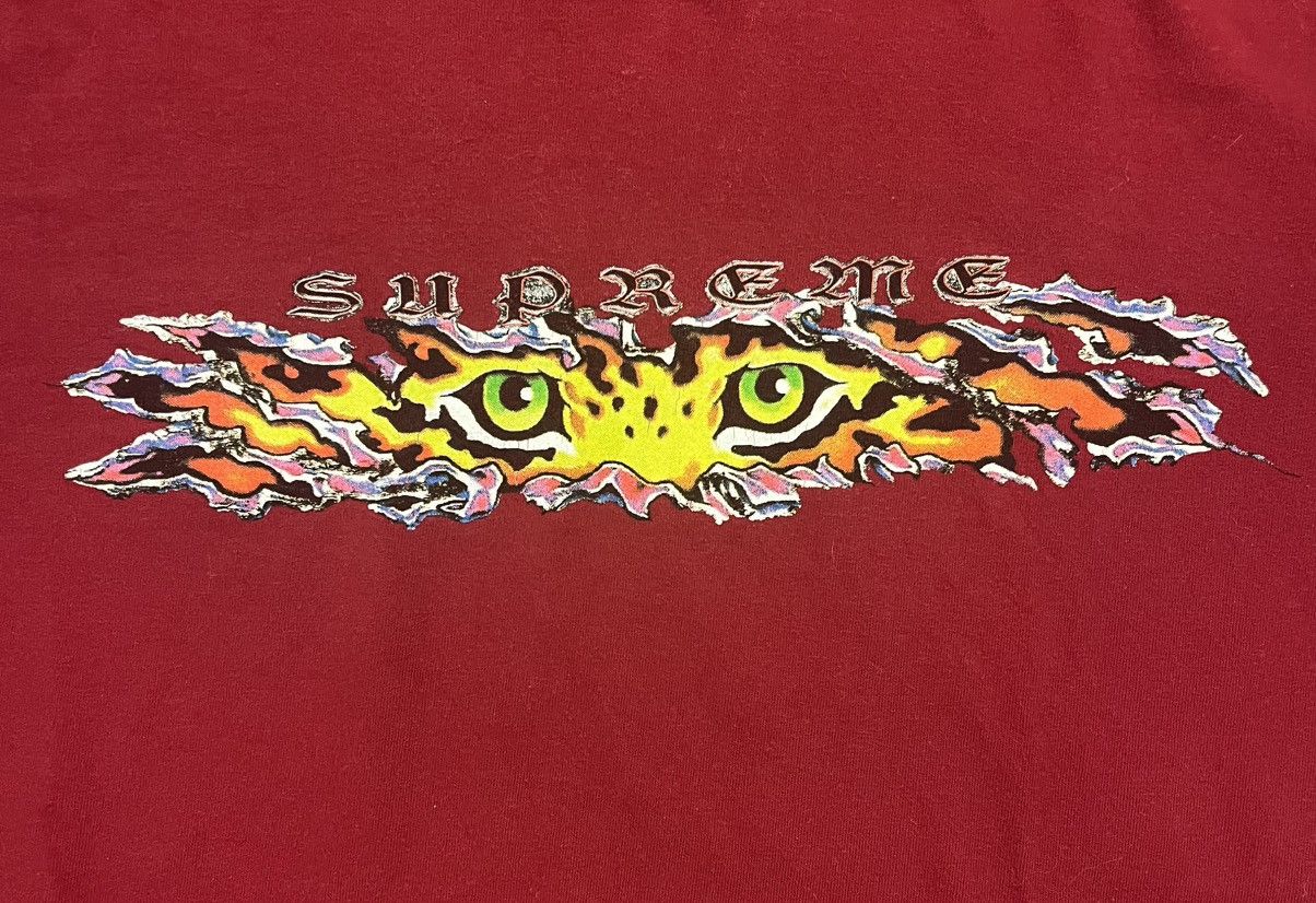 Supreme Supreme Tiger Tee Size US L / EU 52-54 / 3 - 3 Thumbnail