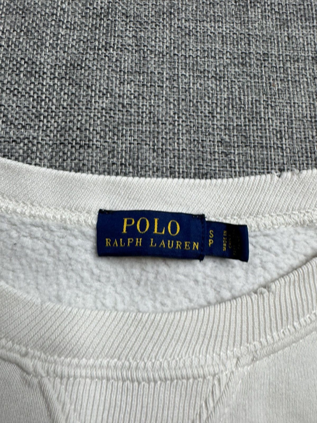 Polo Ralph Lauren Vintage Polo Ralph Lauren polo bearBig Logo white sweater Size US S / EU 44-46 / 1 - 13 Thumbnail