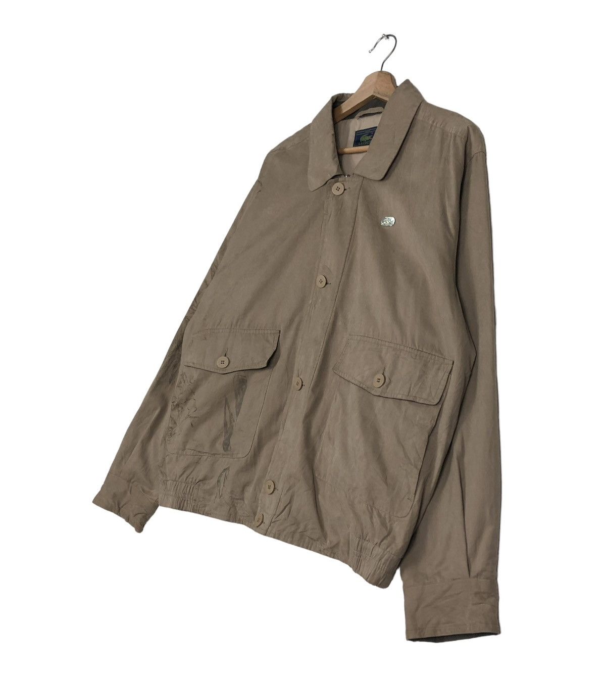 Japanese Brand VINTAGE BOMBER JACKET LACOSTE JAPAN BIG LOGO Size US M / EU 48-50 / 2 - 2 Thumbnail