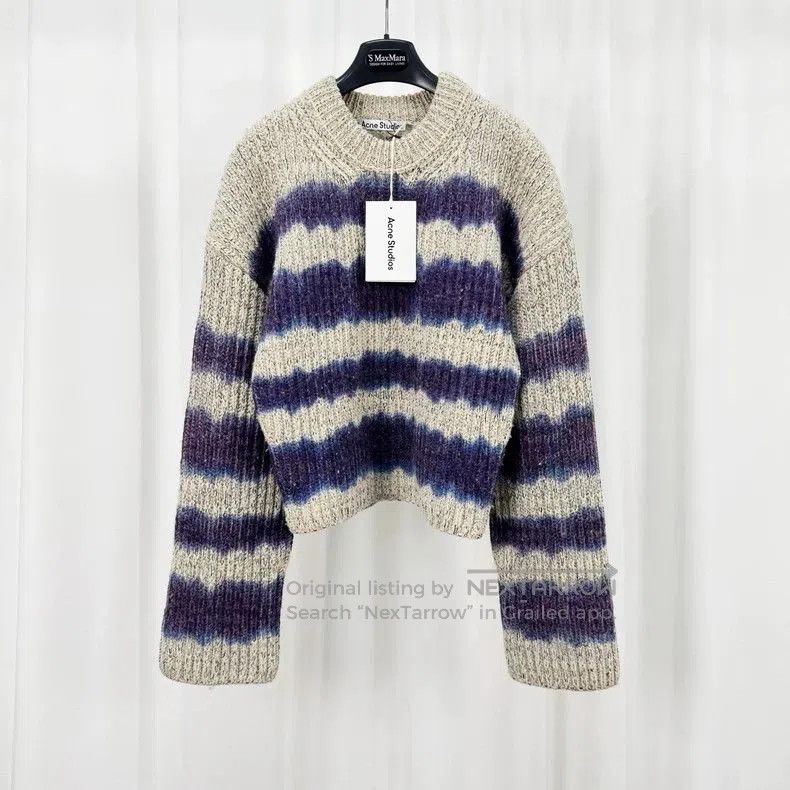 Acne Studios Acne Studios Striped Knit Sweater. Size US M / EU 48-50 / 2 - 1 Thumbnail