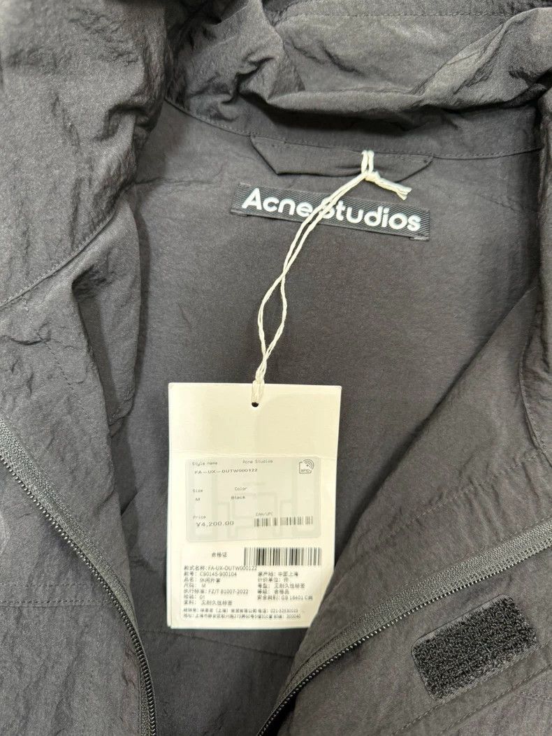 Acne Studios acne studios Black sunscreen jacket 2504-Nextarrow Size US M / EU 48-50 / 2 - 4 Thumbnail