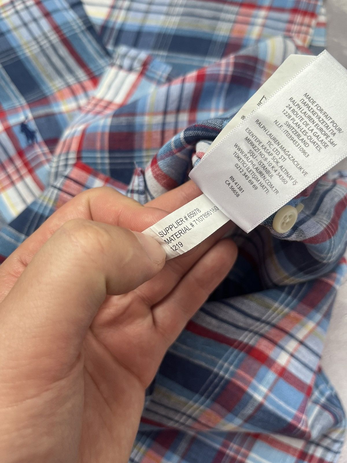 Polo Ralph Lauren Polo Ralph Lauren Checked Short Sleeve Shirt Button Linen Size US M / EU 48-50 / 2 - 7 Thumbnail