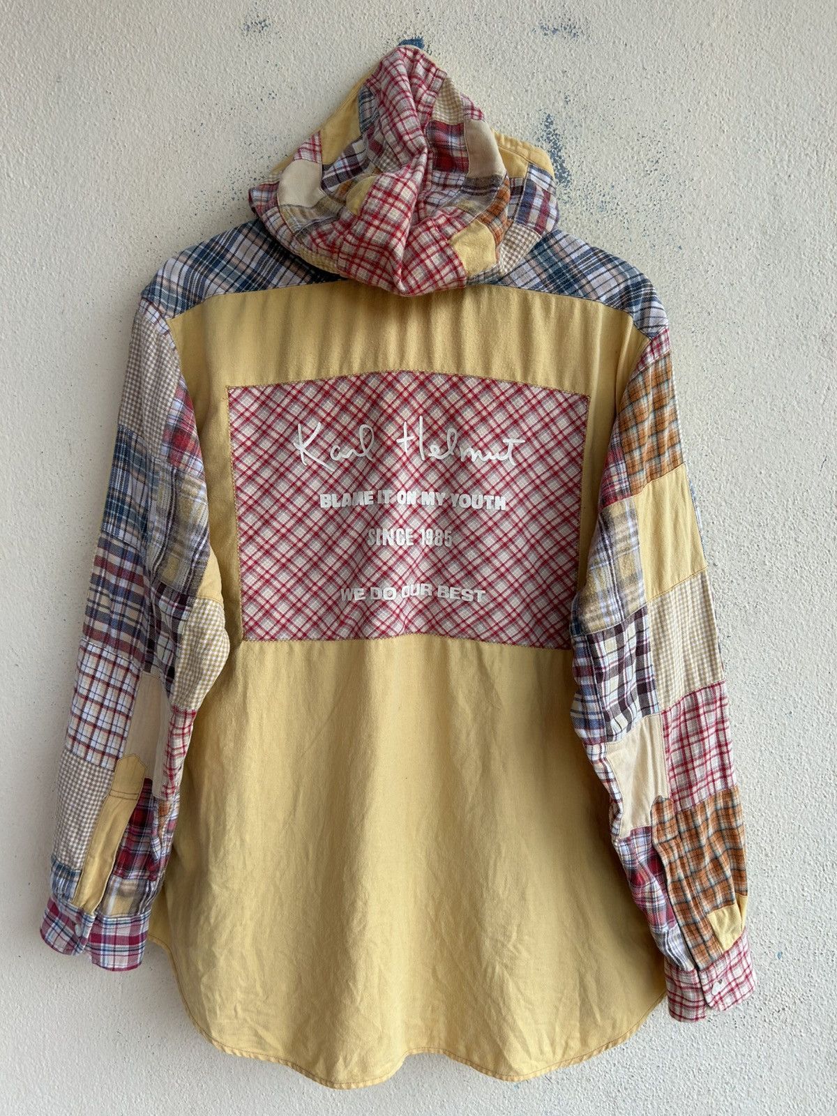 Karl Helmut Karl Helmut Patchworks Hooded Shirt Size US XL / EU 56 / 4 - 2 Thumbnail