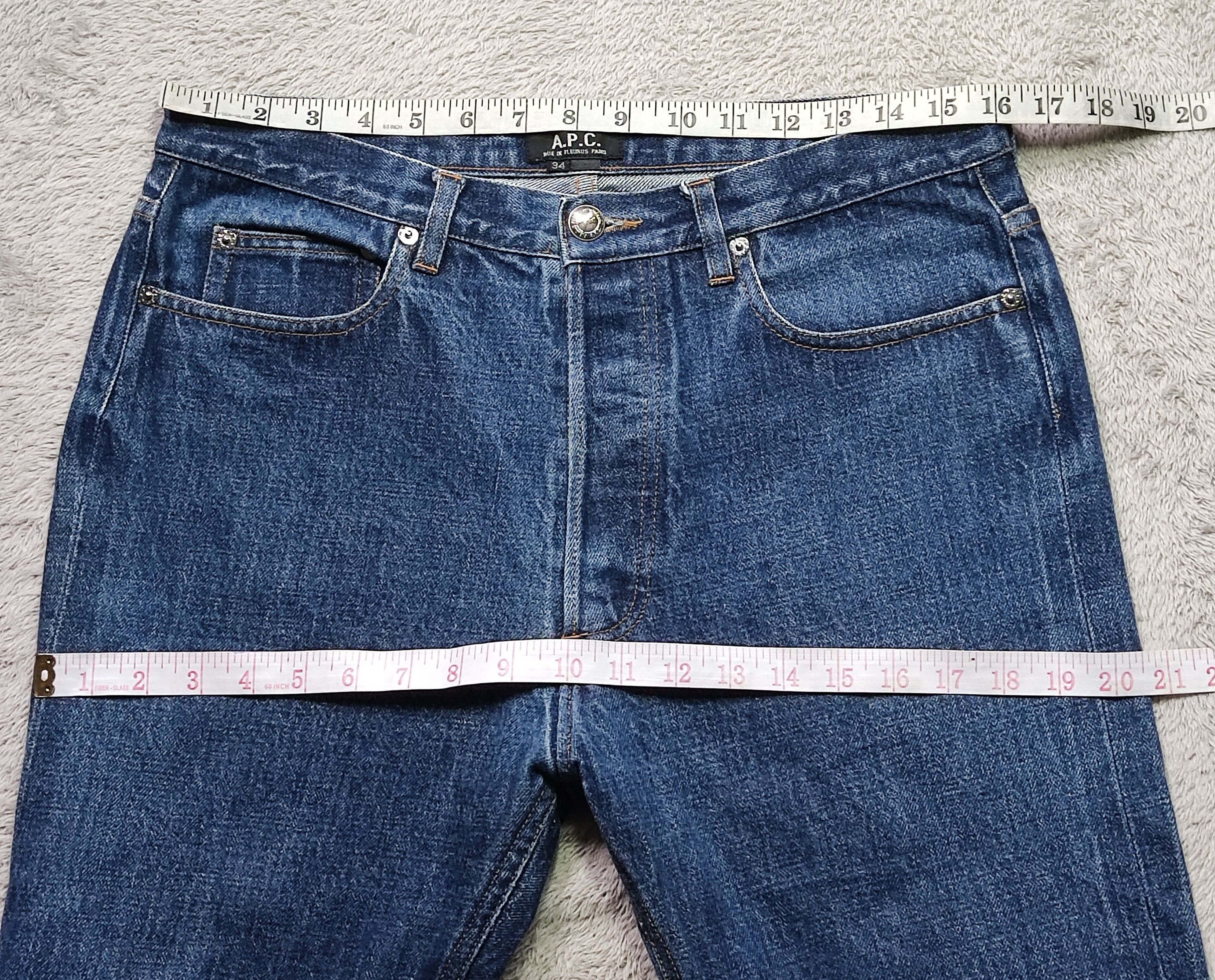 A.P.C. A.P.C. Rue De Fleurus Paris Selvedge Denim Jeans Indigo Size US 32 / EU 48 - 18 Thumbnail