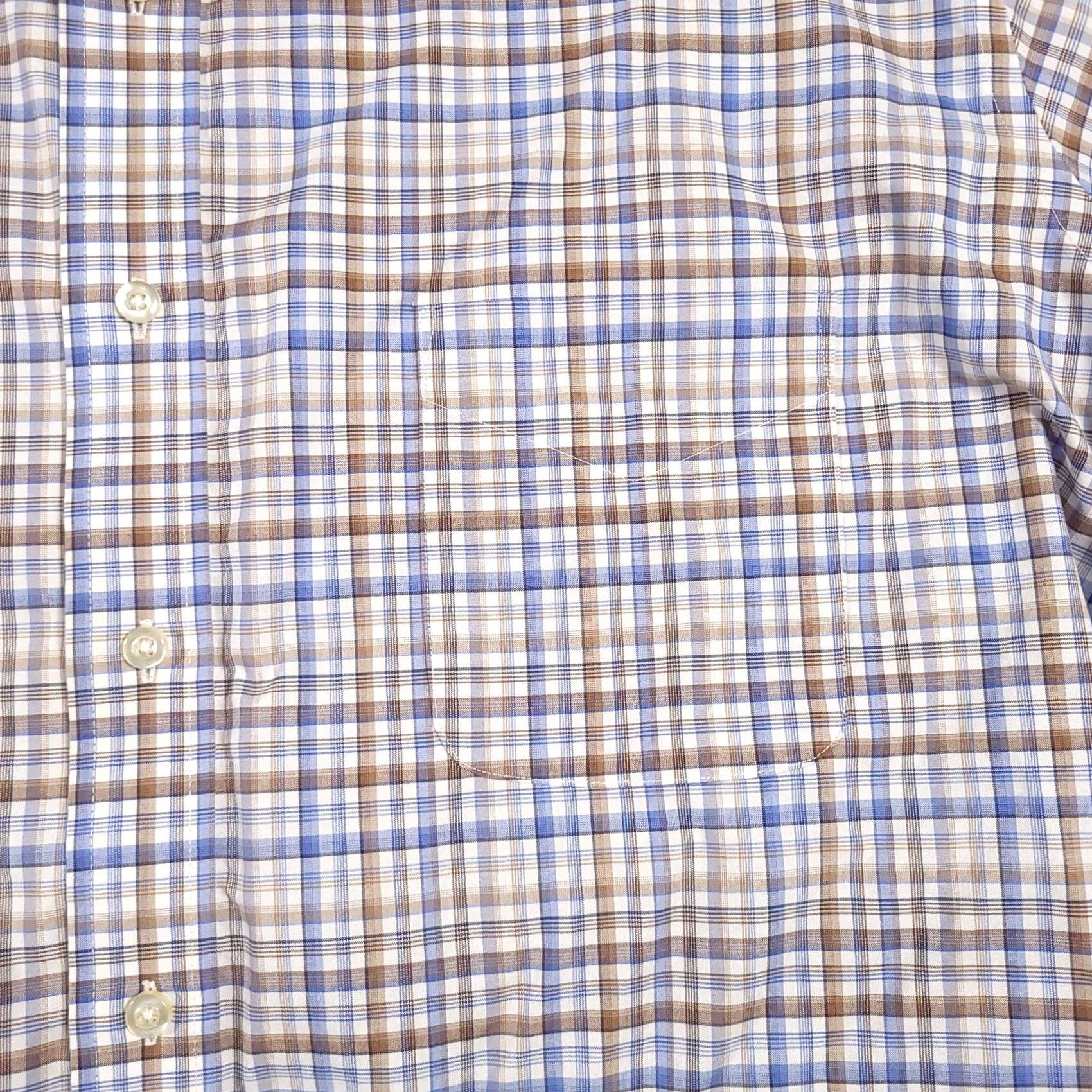 Vintage VINTAGE Forsyth of Canada Button Up Shirt Mens XLT Check Wrinkle Free 2 Ply 80's Size US XL / EU 56 / 4 - 4 Thumbnail