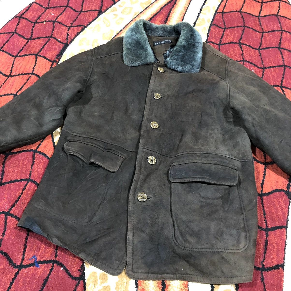 Vintage Vintage Yves Saint Laurent Pour Homme Leather Jacket Size US L / EU 52-54 / 3 - 1 Thumbnail