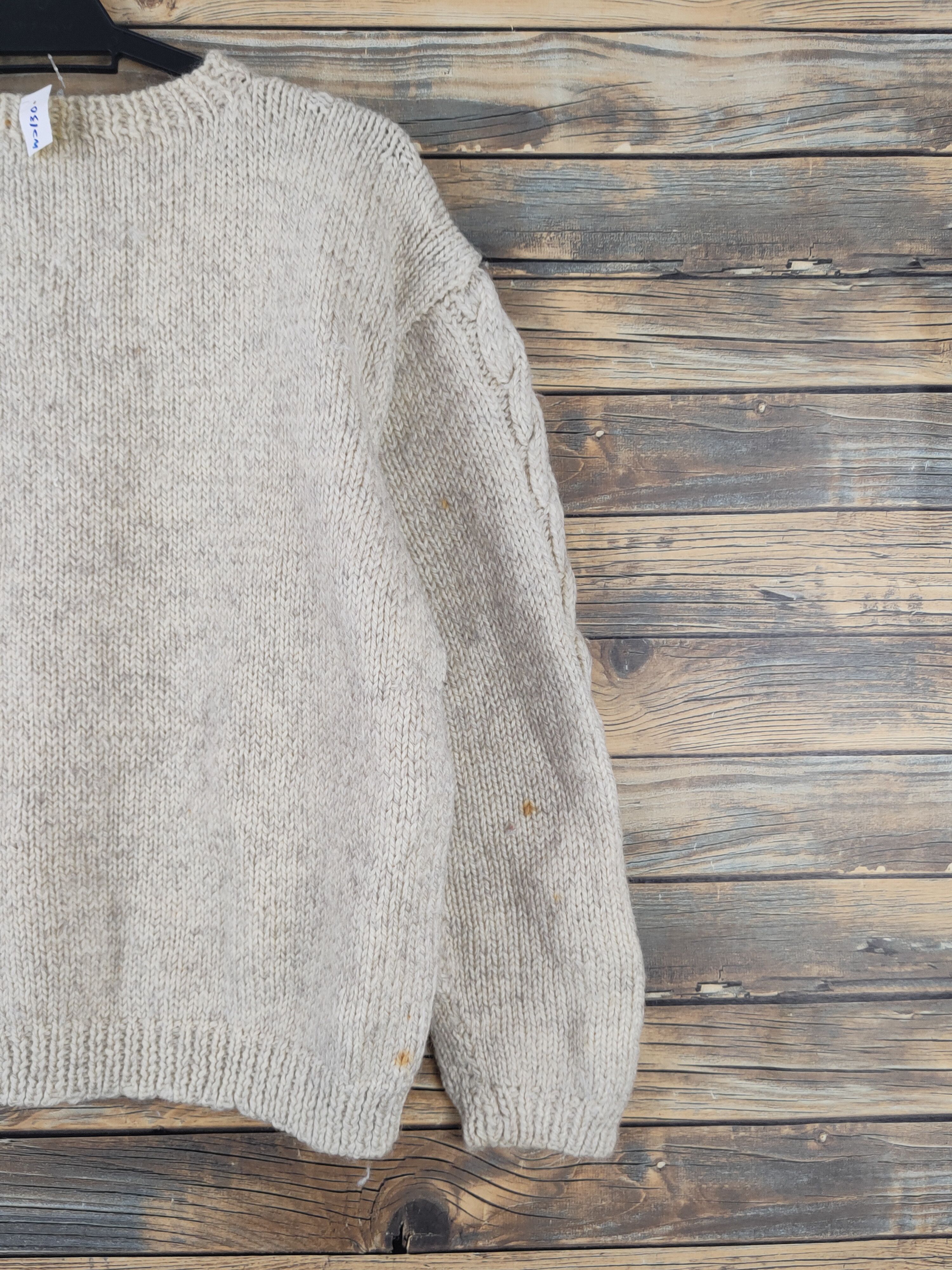 Aran Isles Knitwear Japanese Brand Ivory Knitwear Sweatshirts #W2130 Size US S / EU 44-46 / 1 - 10 Thumbnail