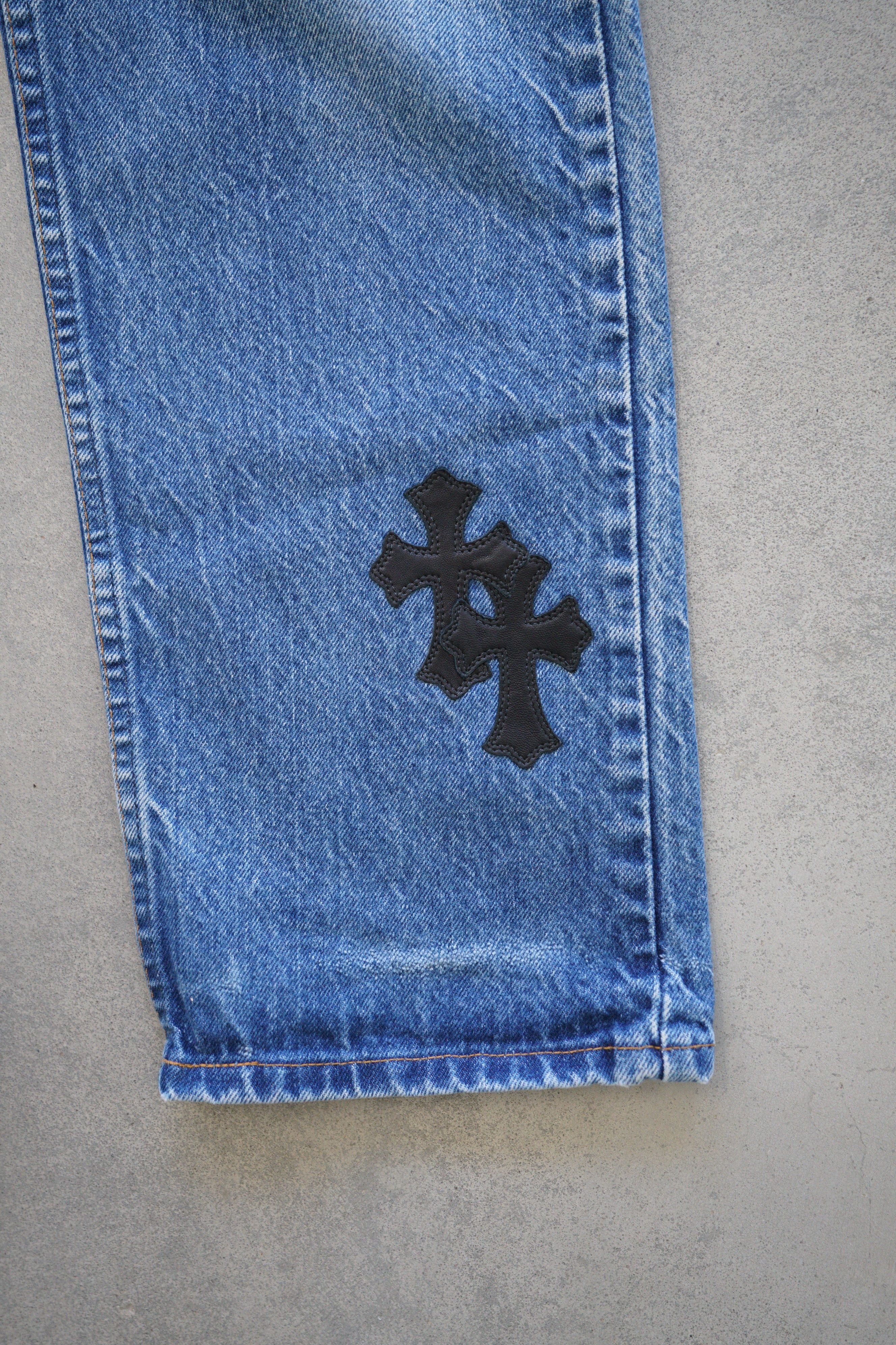 Chrome Hearts Chrome Hearts Levi's 517 Black Cross Patch Jeans - 36 Size US 36 / EU 52 - 4 Thumbnail