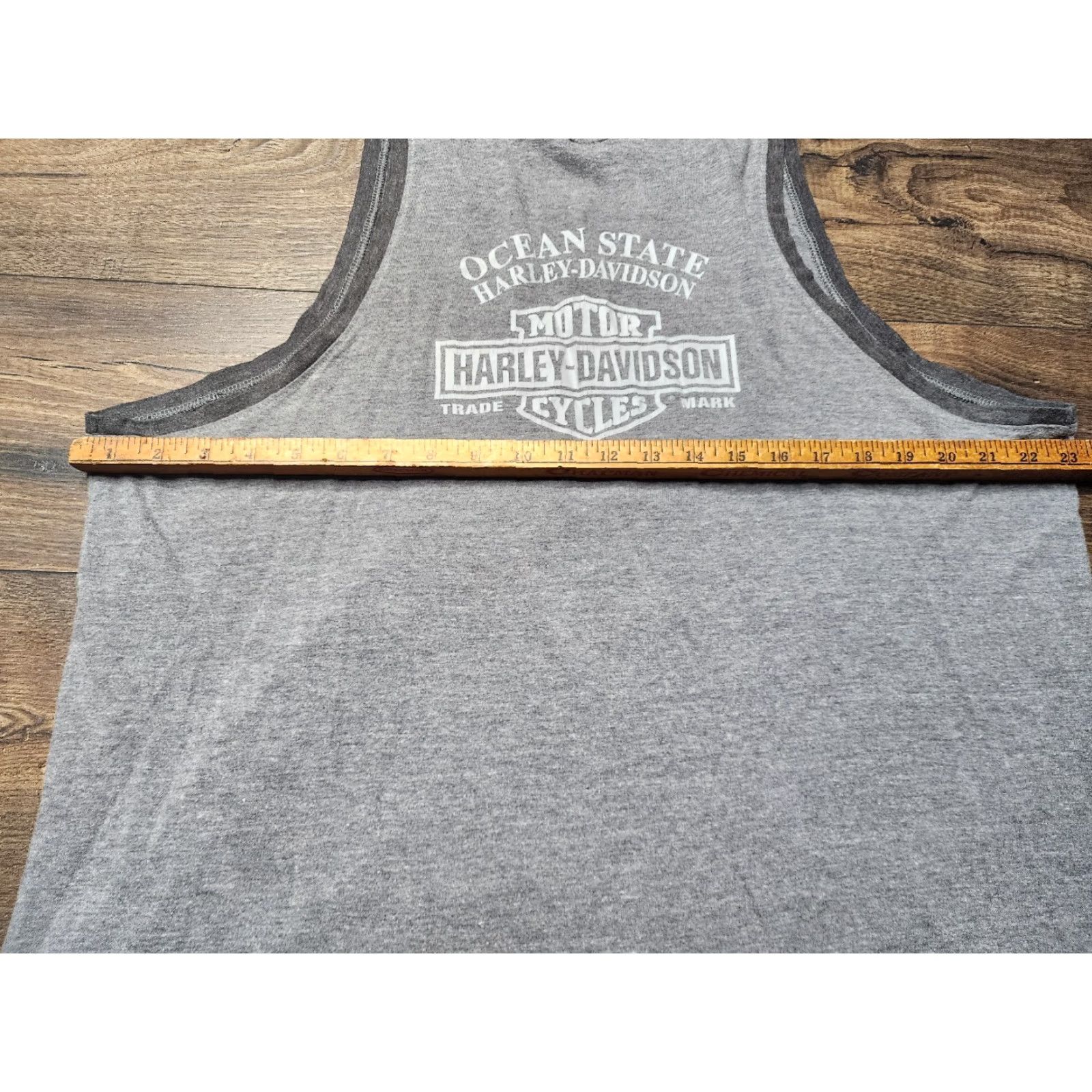 Harley Davidson Vintage Harley-Davidson Men’s 2XL Tank Top Shirt Motorcycles Logo Cotton Gray Adult Summer Size US XXL / EU 58 / 5 - 4 Thumbnail