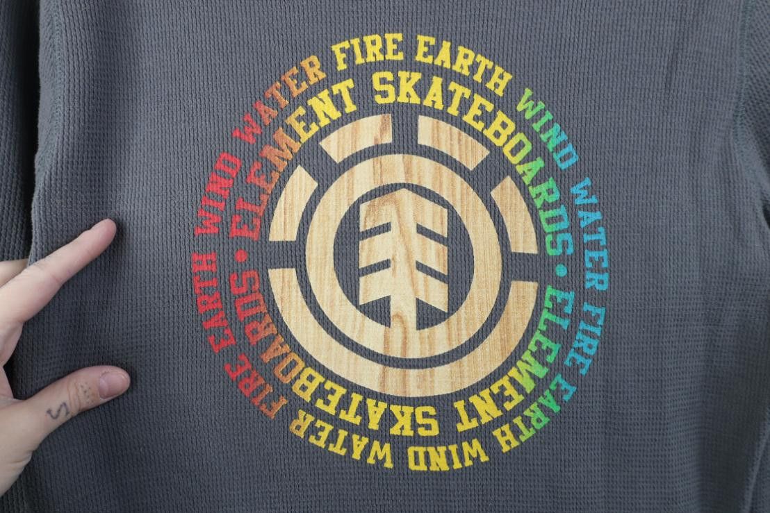 Element Vintage Element Skateboards Waffle Knit Long Sleeve T-Shirt Size US M / EU 48-50 / 2 - 4 Thumbnail