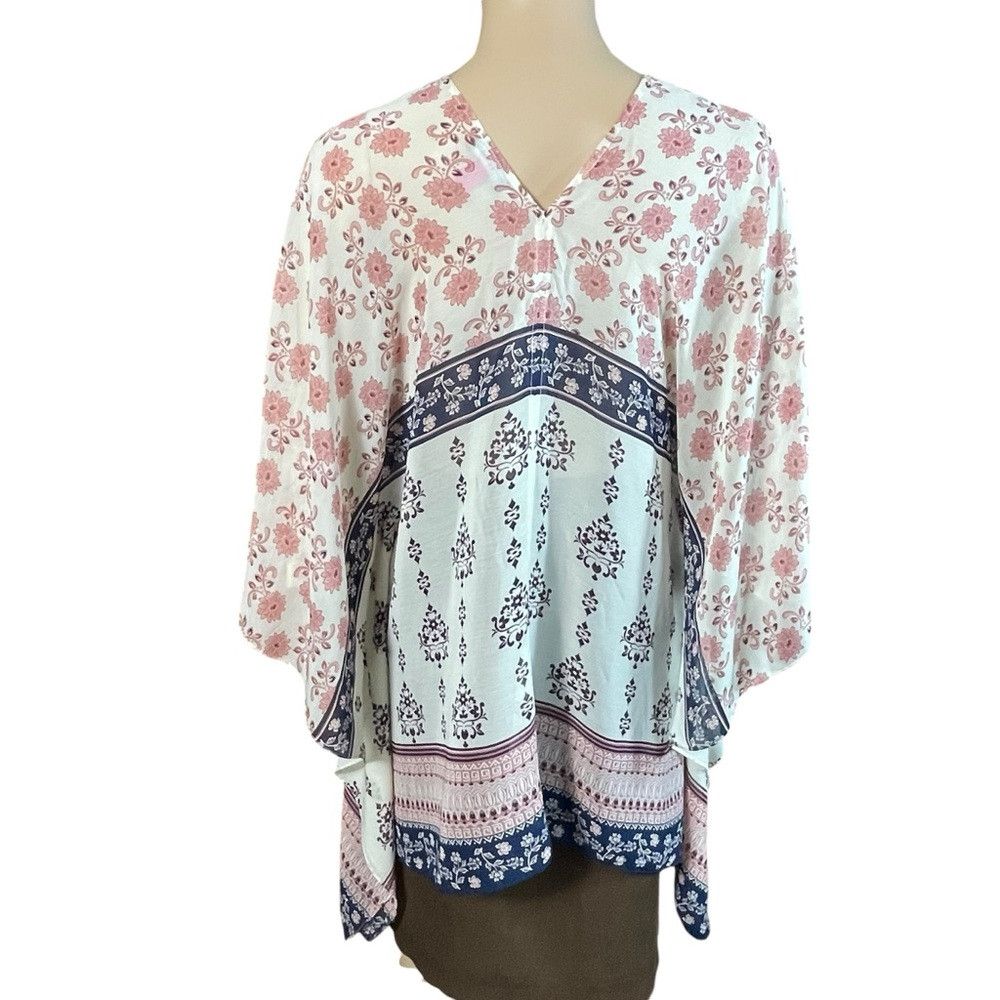 Vince Camuto Vince Camuto Tile Wildflower Poncho Size M/L Size L / US 10 / IT 46 - 5 Thumbnail