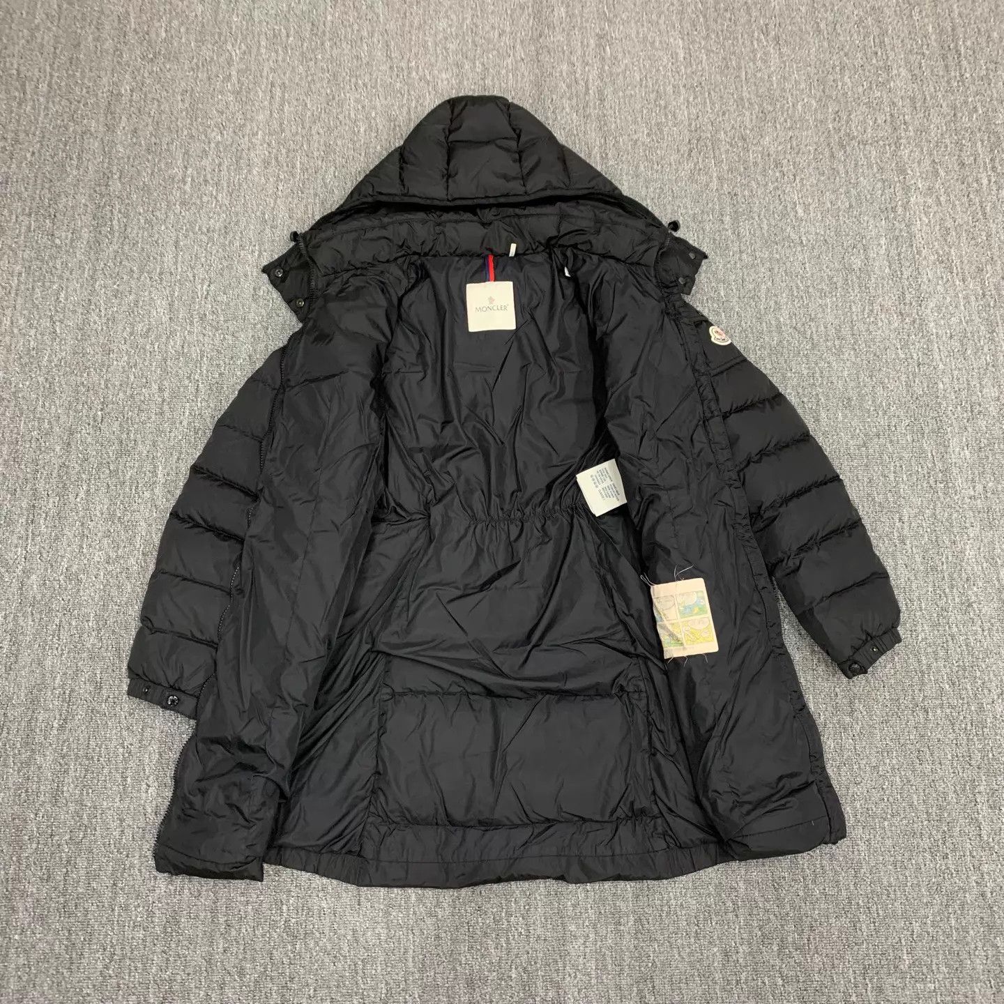 Moncler Moncler Black Long Down Coat 2 9/10 Hat Stain Size M / US 6-8 / IT 42-44 - 8 Thumbnail