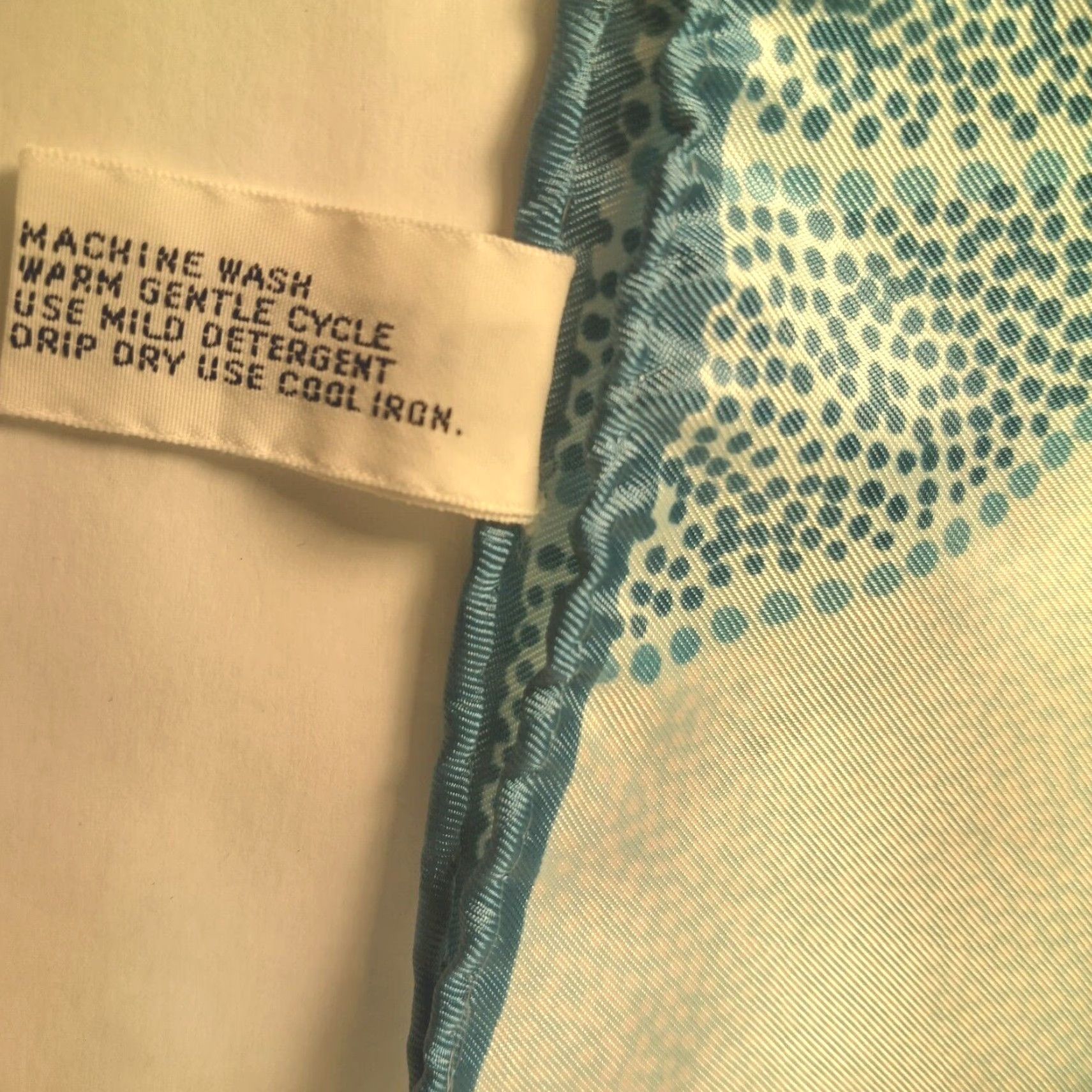 Vintage VINTAGE BAAR & Beards Scarf Rectangle Scarf Unisex 52.25" x 13" Blue Nature Landscape Hillside Sky Japan to READ Size ONE SIZE - 5 Thumbnail