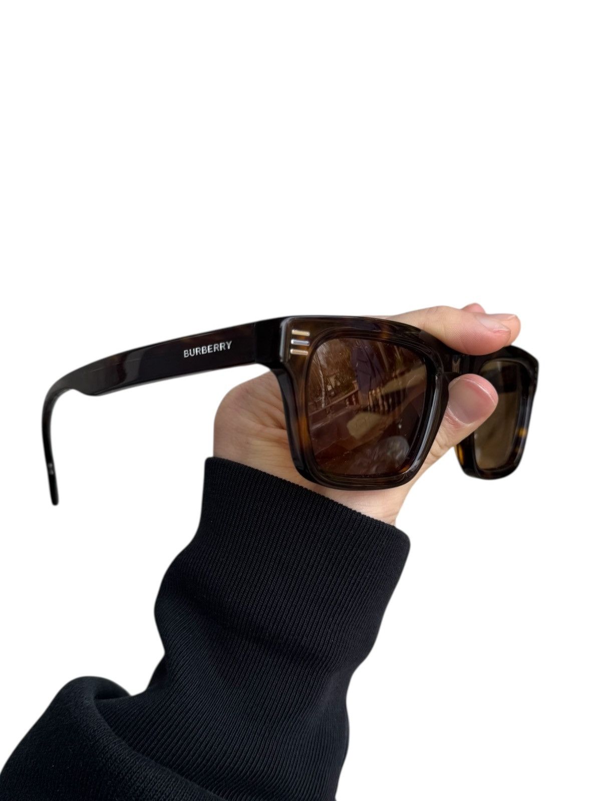 Burberry Burberry turtle shell brown sunglasses Size ONE SIZE - 2 Thumbnail