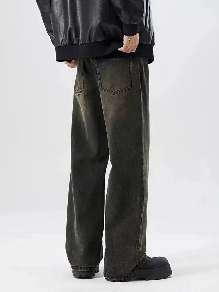 Japanese Brand Vintage American High Street Loose Black Jeans Size US 34 / EU 50 - 6 Thumbnail
