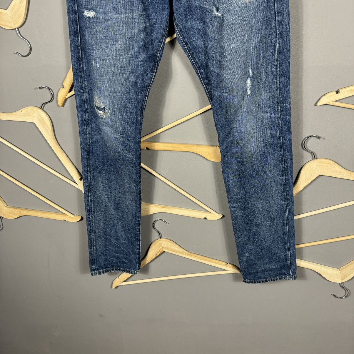 Polo Ralph Lauren Polo Ralph Lauren Distressed Sullivan Slim Jeans Size US 32 / EU 48 - 8 Thumbnail