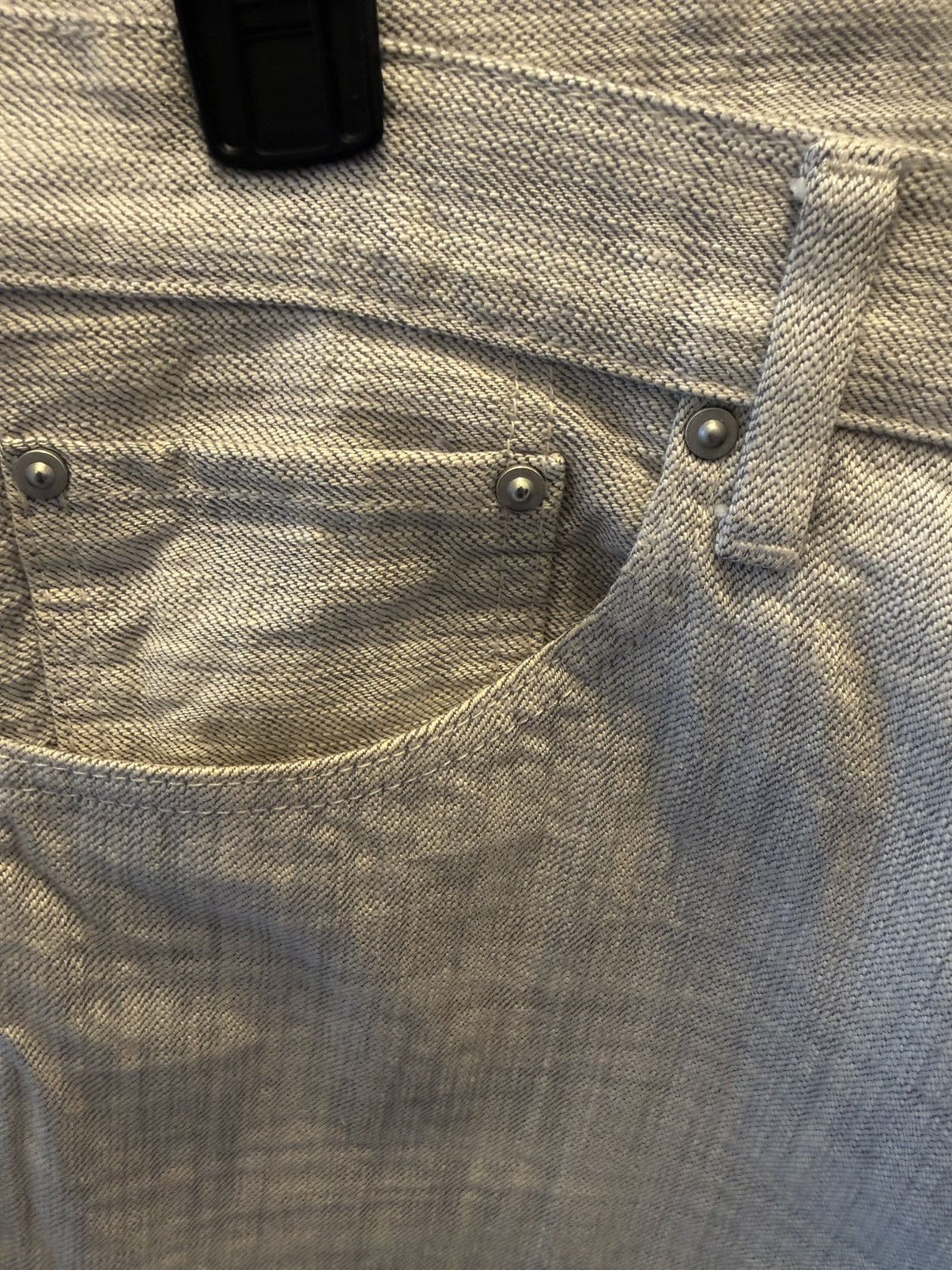 Nom De Guerre Like New! Vintage Linen/Cotton Japanese Denim Size US 34 / EU 50 - 9 Thumbnail