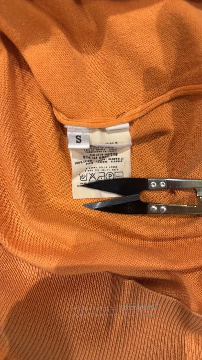 Helmut Lang Helmut Lang Orange knitted long-sleeve Size US S / EU 44-46 / 1 - 5 Thumbnail