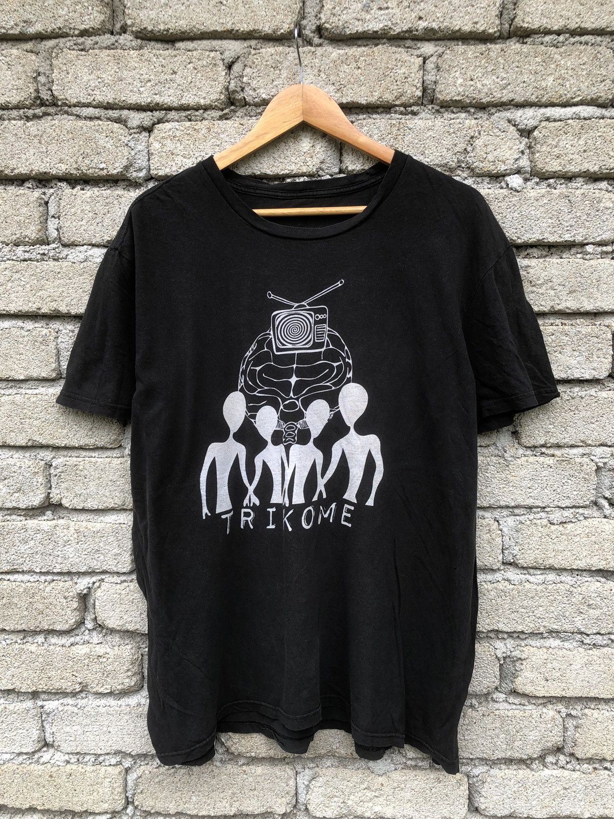 Band Tees × Slipknot × Vintage RARE Vintage Sunfaded Trikome Progressive Rock Band Tee Size US XL / EU 56 / 4 - 1 Thumbnail