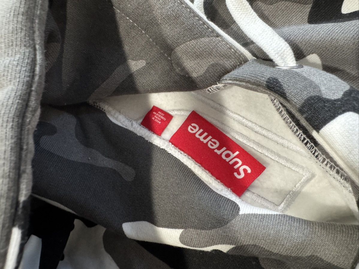 Supreme Supreme Appliqué Snow Camo Hoodie 26 Size US XL / EU 56 / 4 - 5 Thumbnail