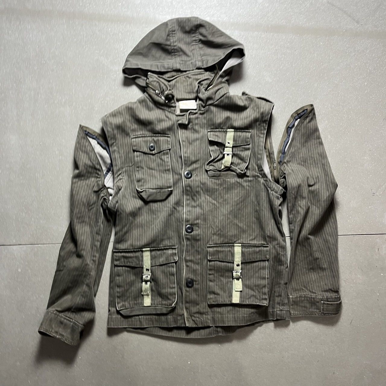 Japanese Brand × Le Grande Bleu (L.G.B.) Create Barefoot Japanese Brand Zip-Off Sleeve Jacket Size US L / EU 52-54 / 3 - 5 Thumbnail