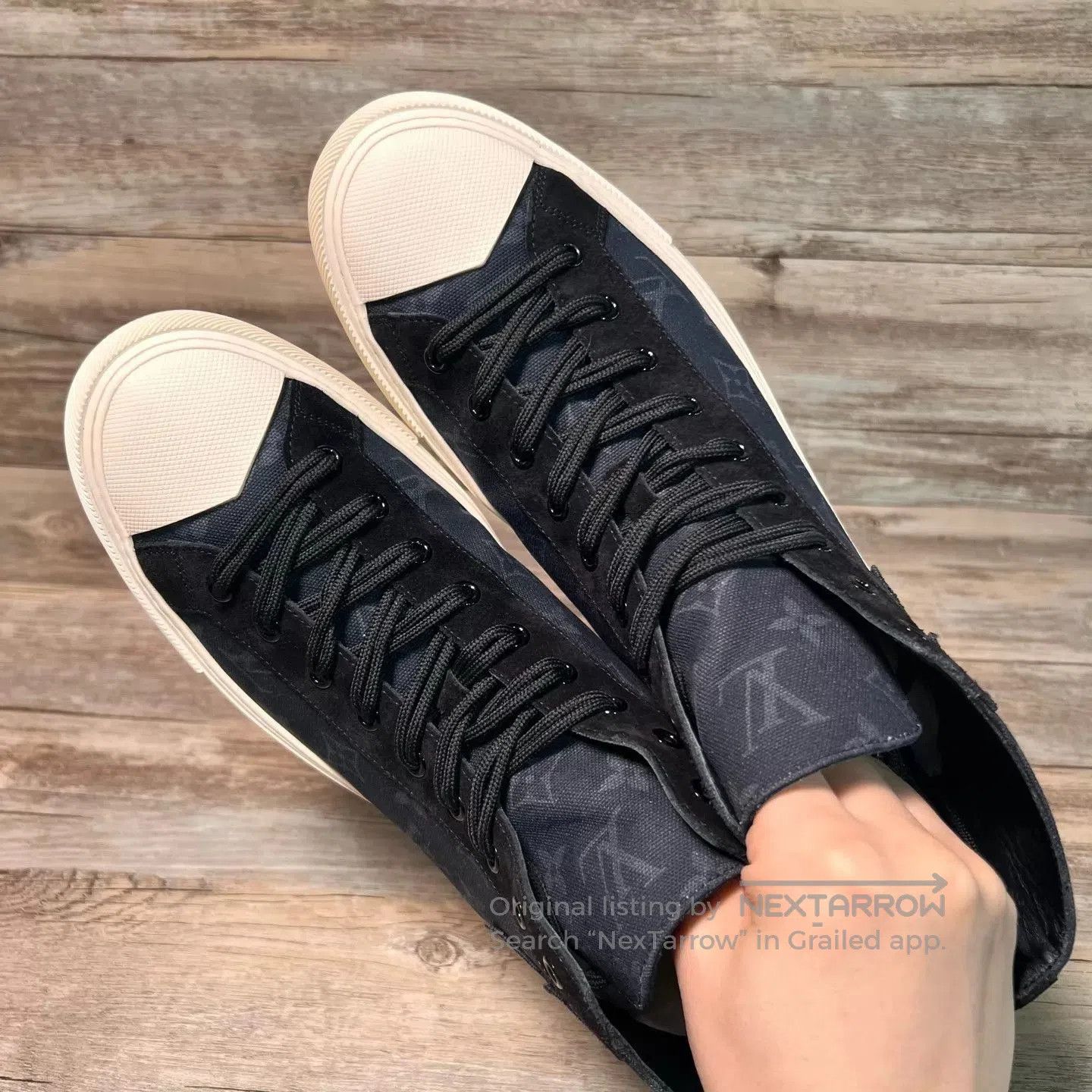 Louis Vuitton Black High. Size US 9 / EU 42 - 4 Thumbnail