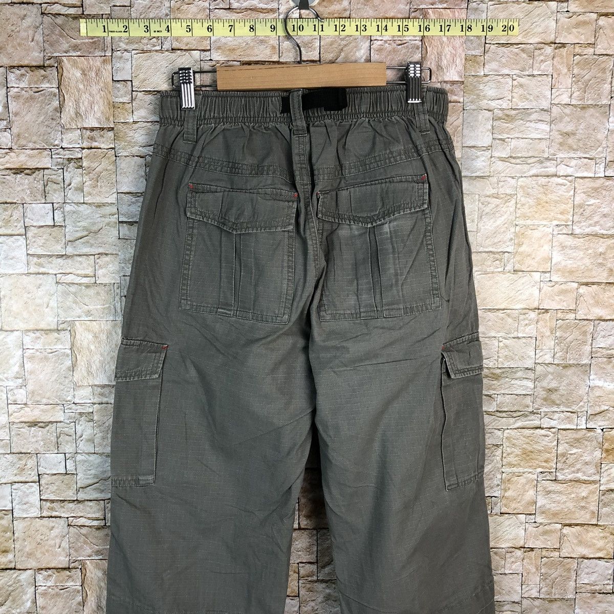 Japanese Brand Freude Grey utility tactical Cargo Multipocket Pants #A651 Size US 30 / EU 46 - 17 Thumbnail