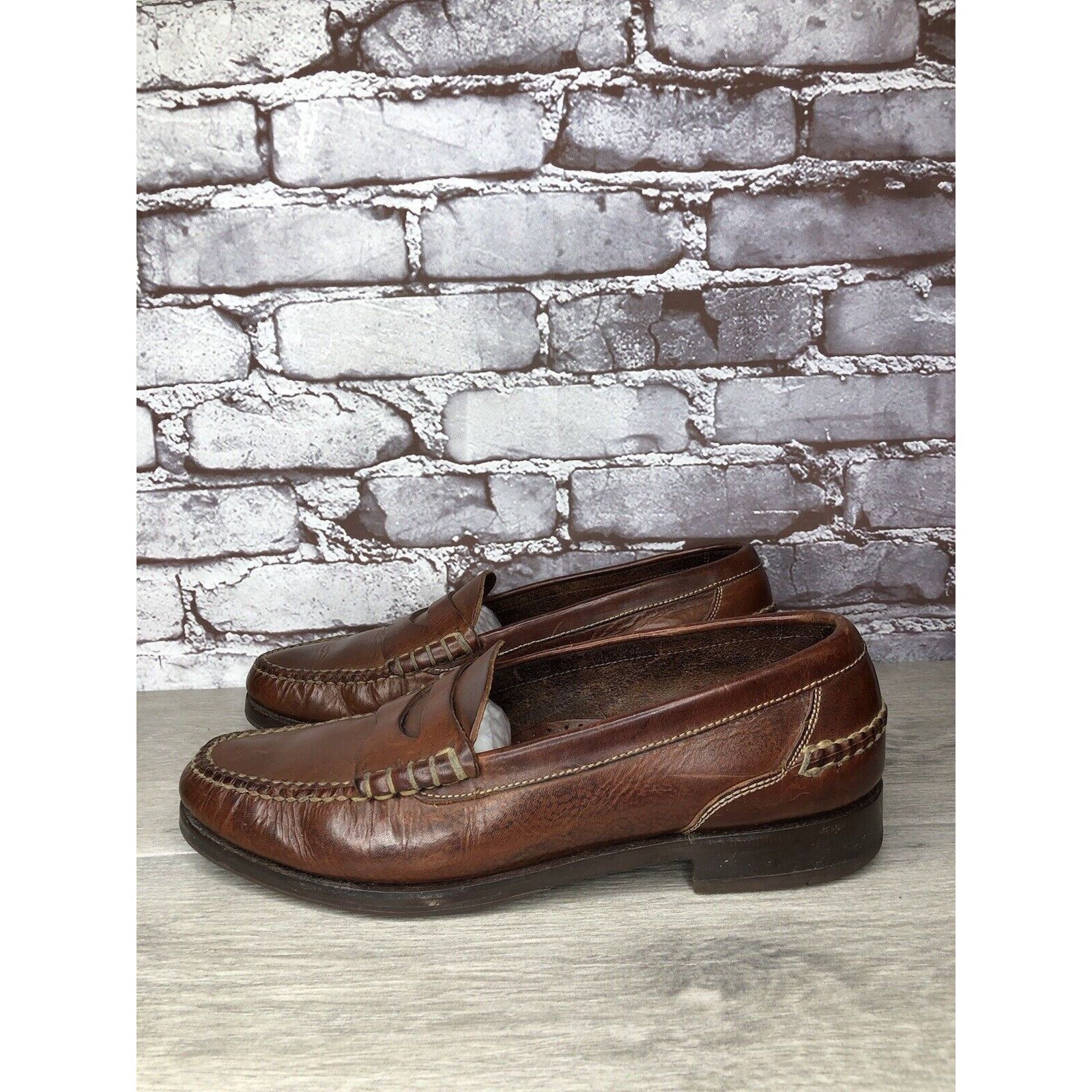 Cole Haan Cole Haan Dark Brown Leather Penny Loafers Casual Shoes Men’ Size US 11.5 / EU 44-45 - 1 Thumbnail
