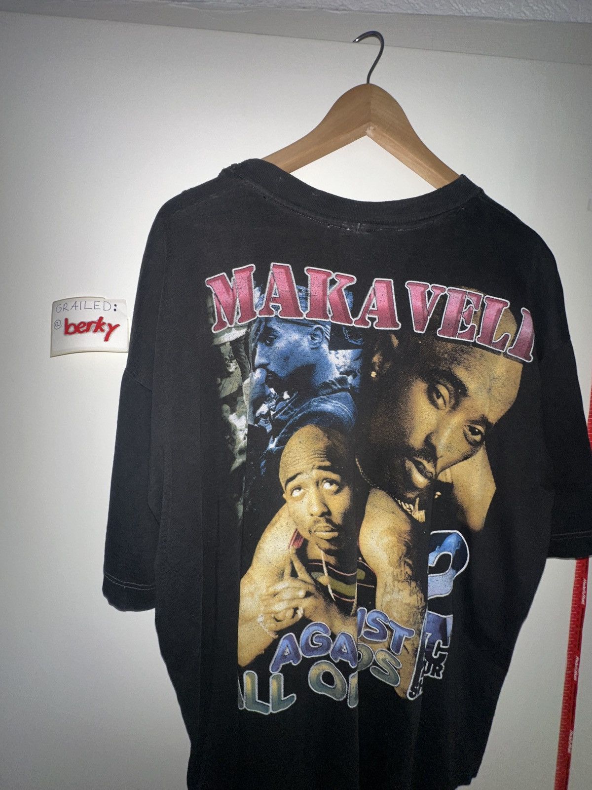 Rap Tees Vintage 2pac Against All Odds T-Shirt Size US XXL / EU 58 / 5 - 6 Thumbnail