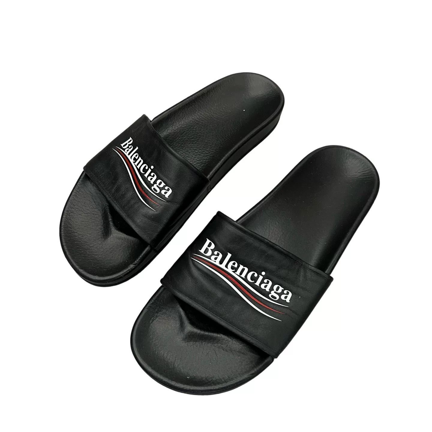 Balenciaga Balenciaga Classic Black Cola Slippers Size US 10 / EU 43 - 1 Thumbnail