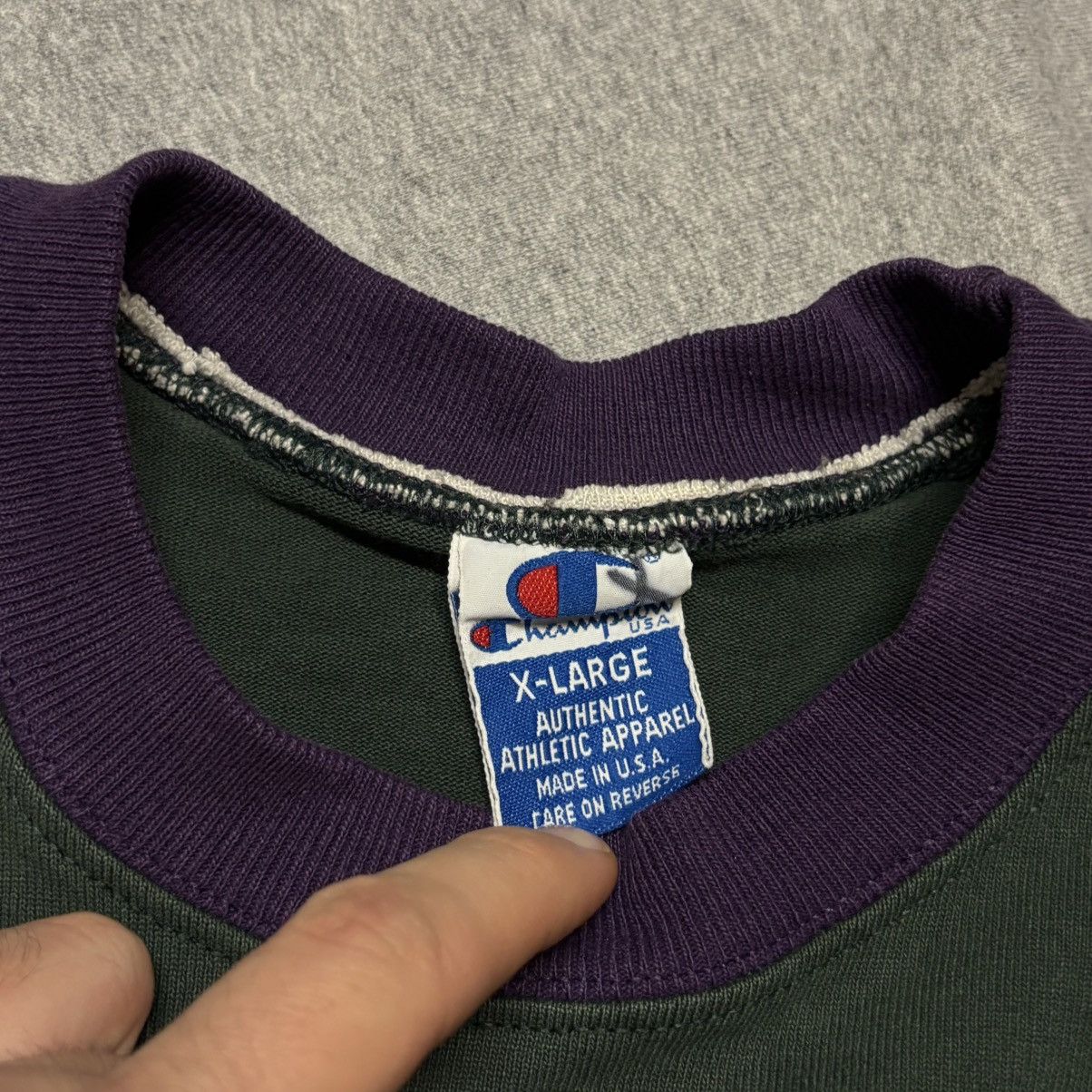 Champion 90s Made in USA champion Multicolor Sweatshirt Size US L / EU 52-54 / 3 - 2 Thumbnail
