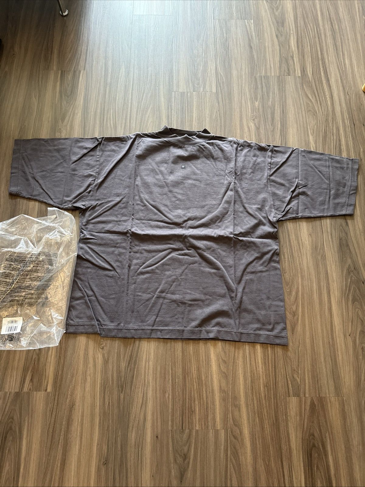 Balenciaga × Gap × Kanye West Yeezy Gap 52 Logo 3/4 Sleeve Tee Dark Grey Sz Small Size US M / EU 48-50 / 2 - 1 Thumbnail
