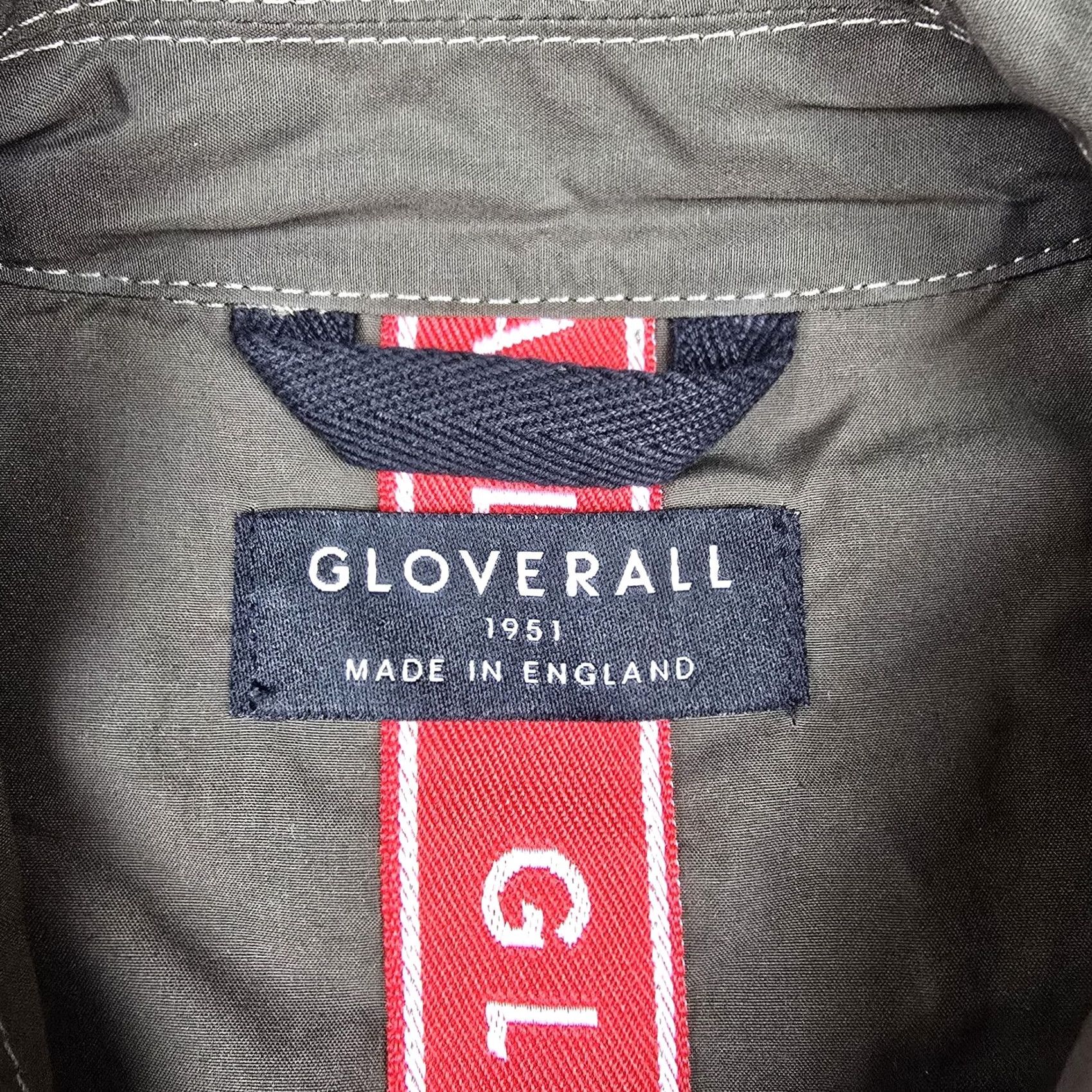 Gloverall Gloverall Jacket Mens Medium Green Fred Waxed Canvas Military Zip Pockets New Size US 31 - 4 Thumbnail