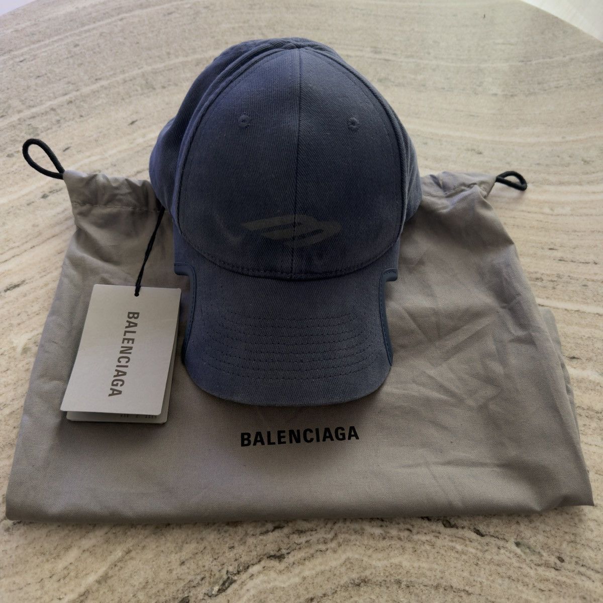 Balenciaga Balenciaga 3B Stencil Cap Blue Small 55CM 🚫READ DESCRIPTION🚫 Size ONE SIZE - 1 Thumbnail
