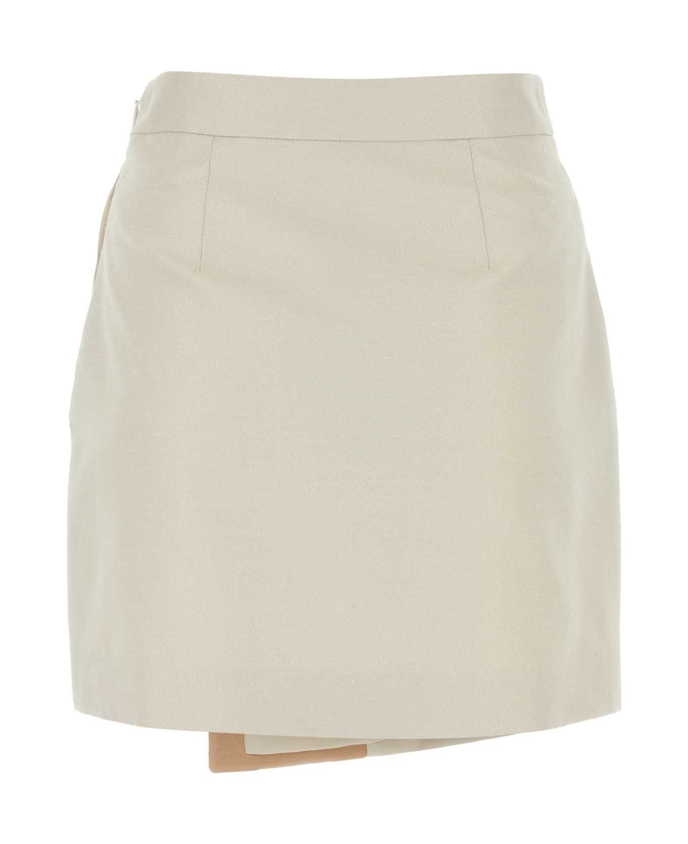 Fendi o1s1wg110825 Skirt in Grey Size 30" / US 8 / IT 44 - 2 Thumbnail