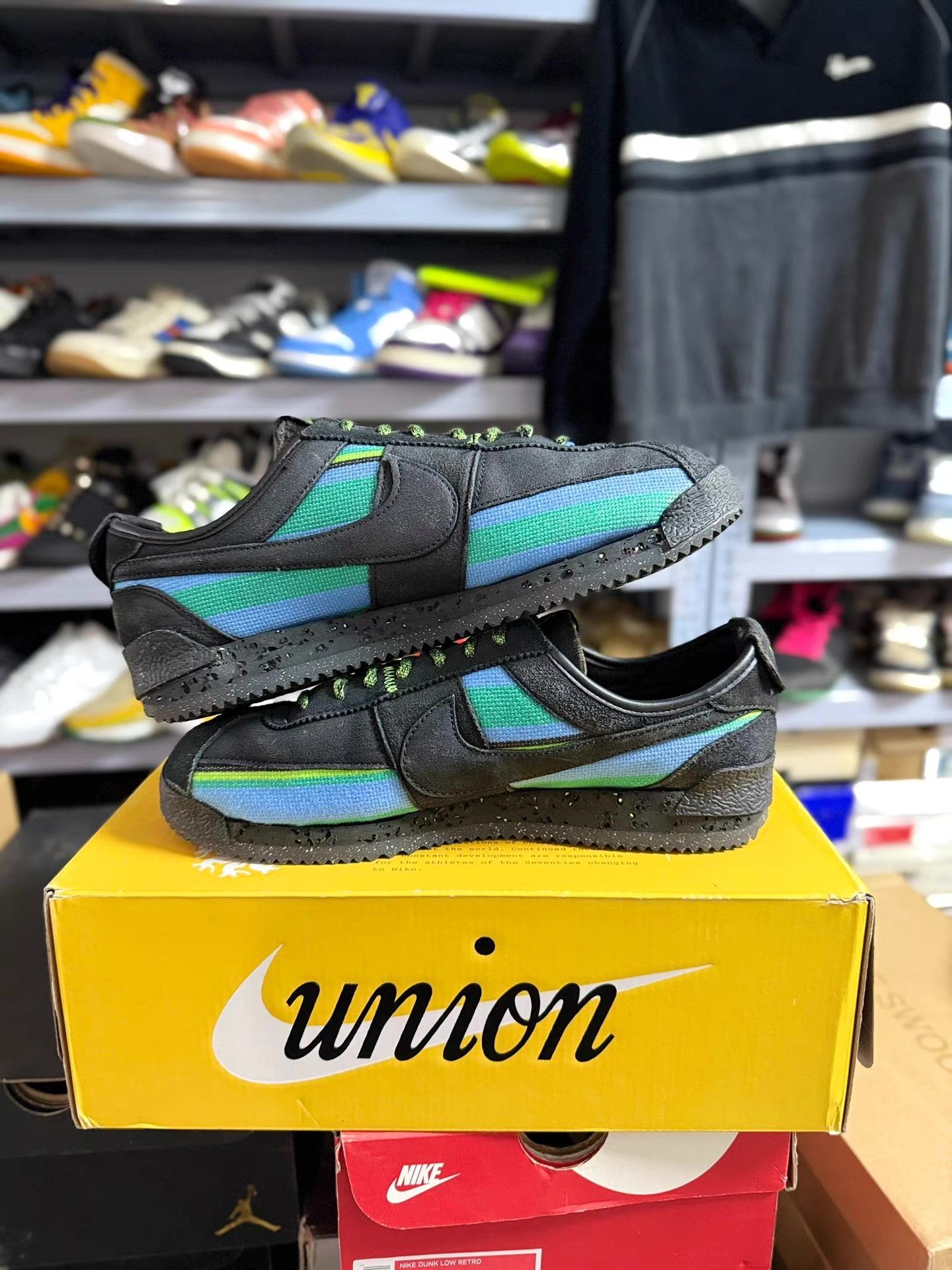 Nike Union LA x Nike Cortez "Off Noir" shoes。 Ｑ20 Size US 10 / EU 43 - 1 Thumbnail