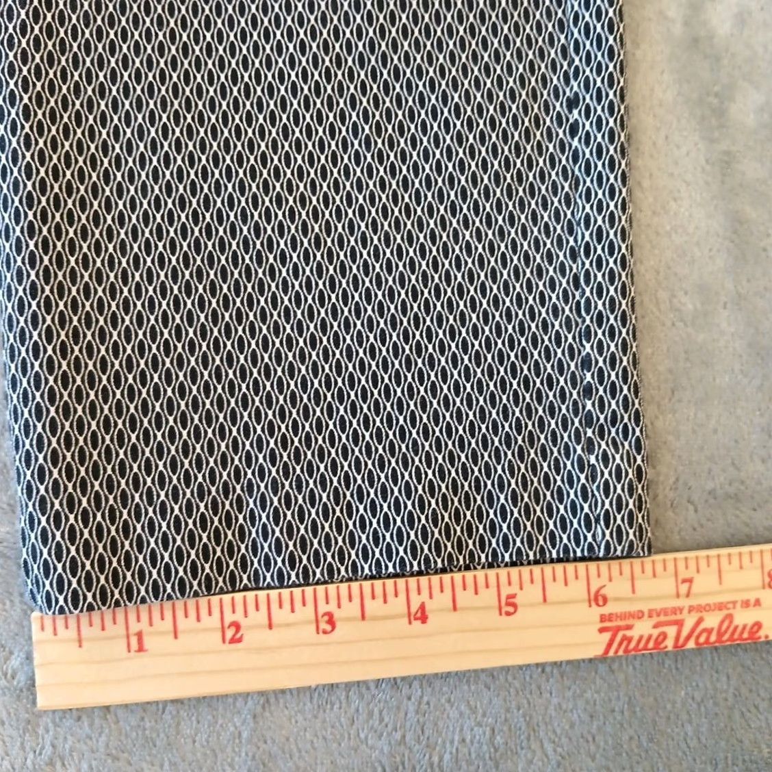 Vintage Chico's Pants Womens Size 1 Black Ankle Geometric Slimming Pull On Straight 24.5in Inseam Lounge Wear Size 25" / US 0 / IT 36 - 6 Thumbnail