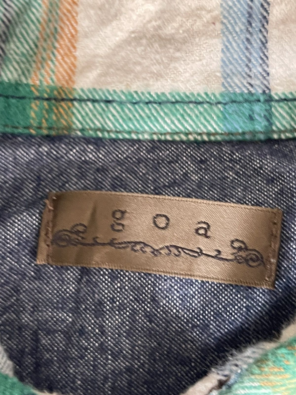 If Six Was Nine × Japanese Brand × Le Grande Bleu (L.G.B.) Goa Plaid Green Flannel Size US M / EU 48-50 / 2 - 4 Thumbnail